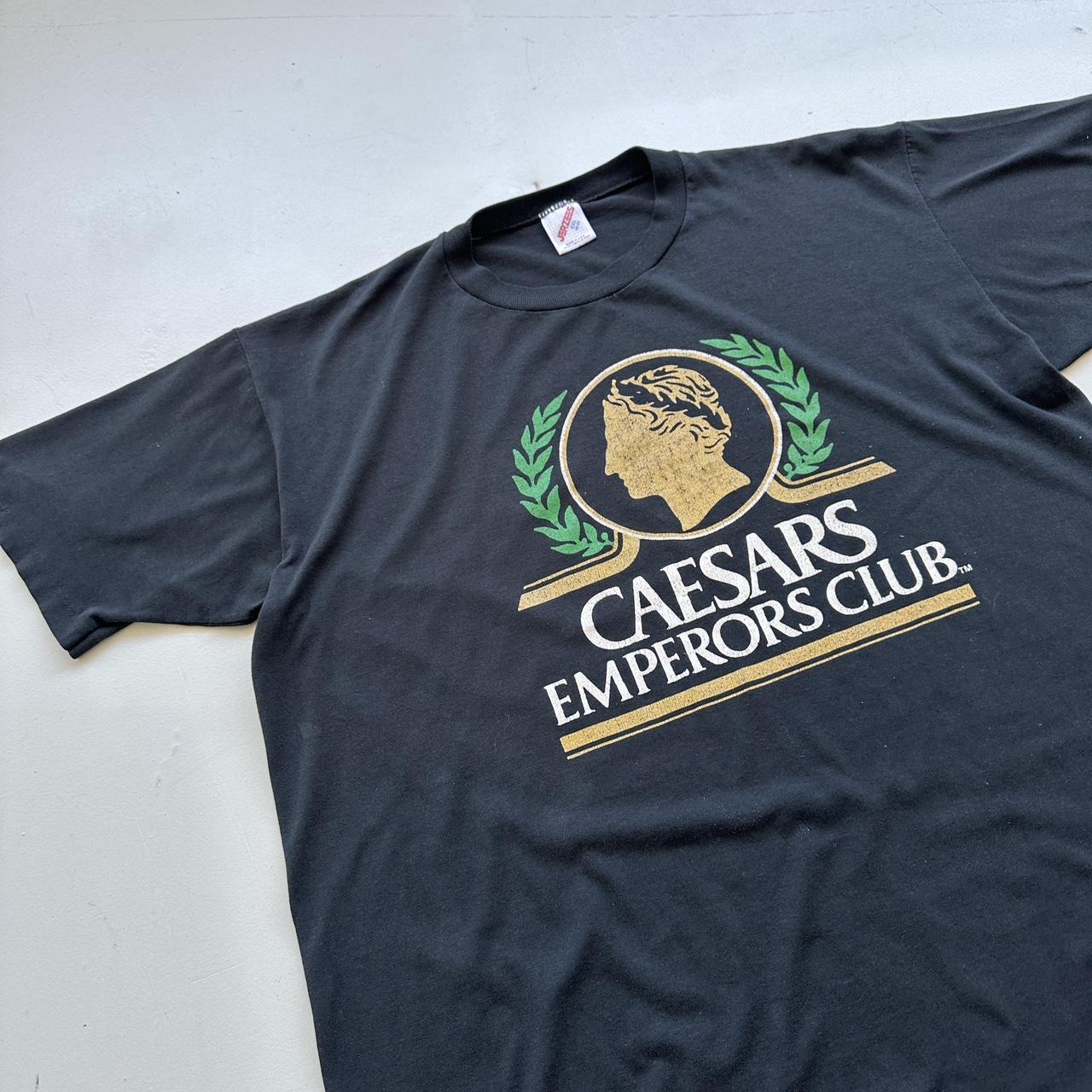 Caesars Casino Black 90s Vintage T-shirt - XL