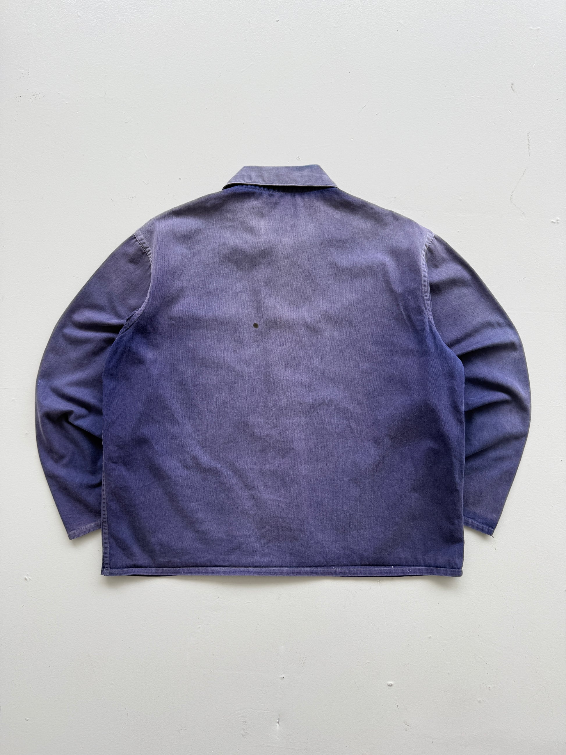 Faded Blue Friendship Made in China Vintage Workwear Chore Jacket CH386 - XS