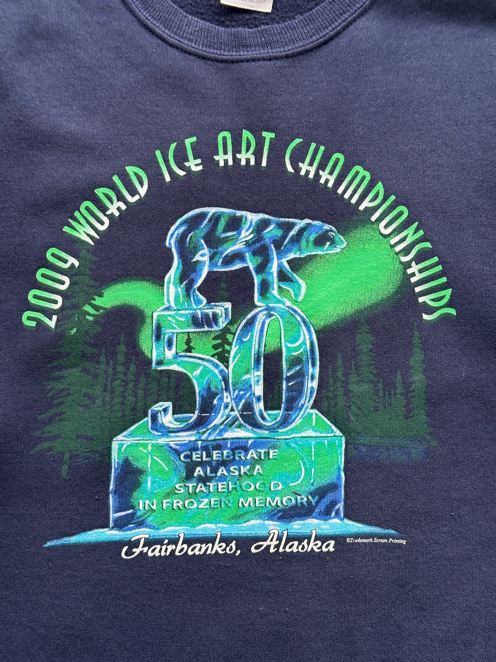 World Ice Art Championships 2009 Vintage Sweatshirt - Large