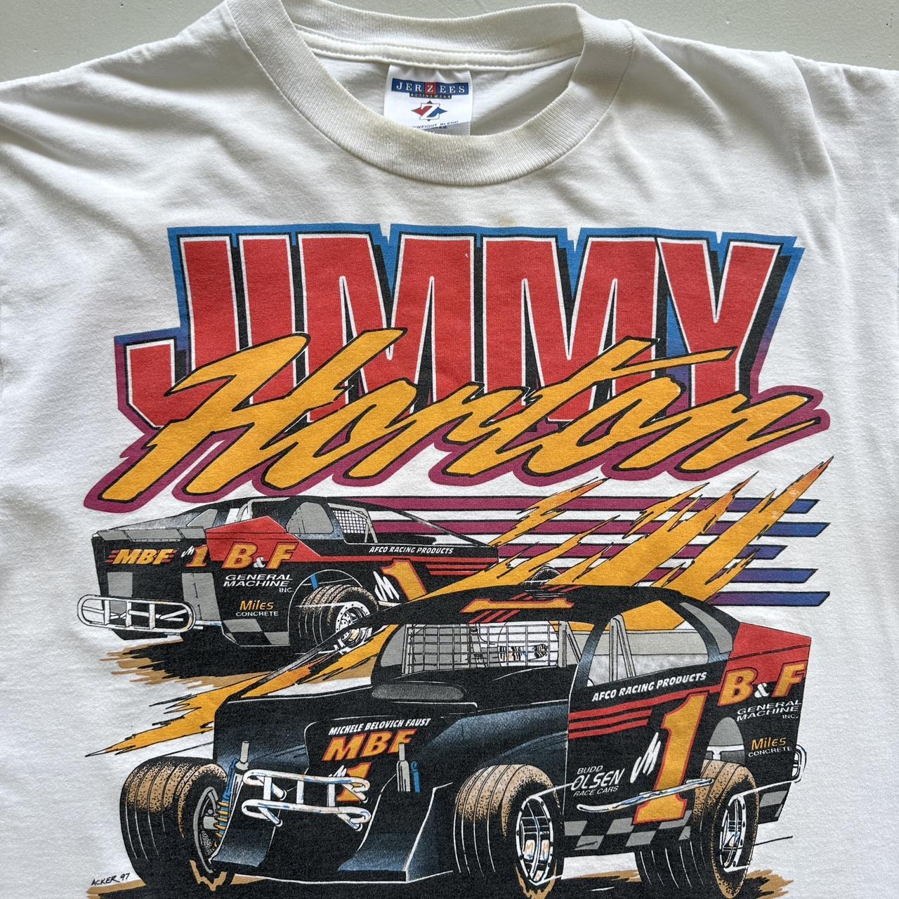 White Nascar Vintage T-shirt - Small