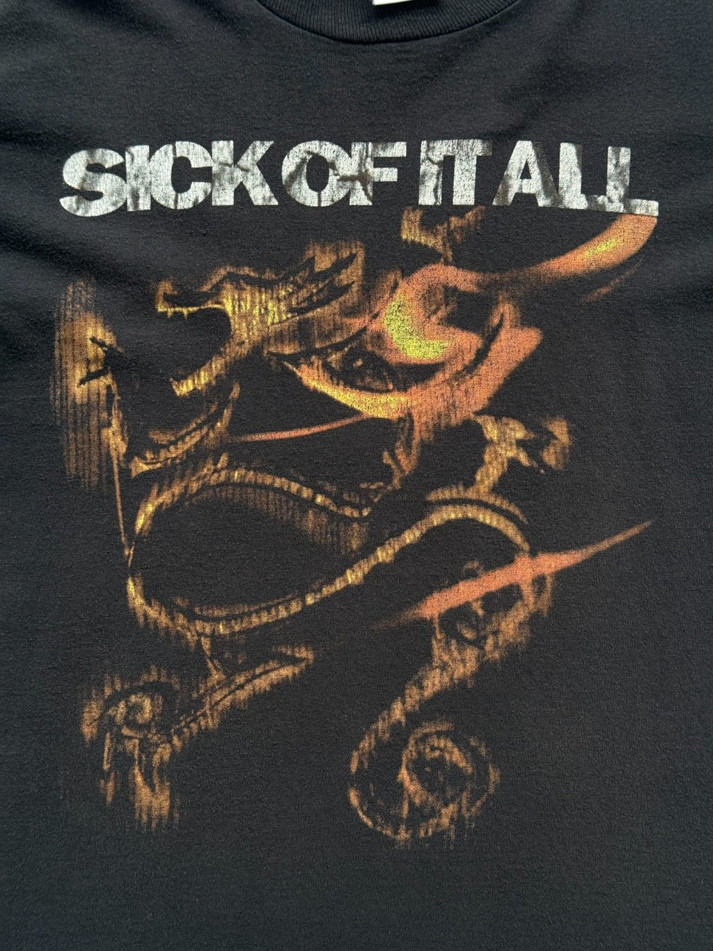 Sick of It All Scratch the Surface 90s Vintage Single Stitch Band T-Shirt - Larg