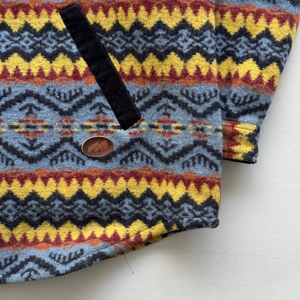 Geometric Pattern Mito 90’s Deadstock Over Shirt - XL