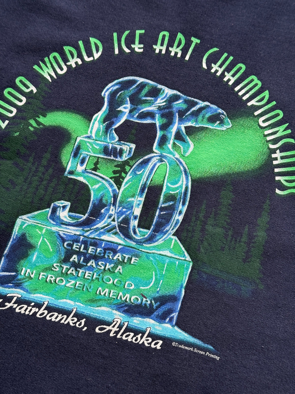 World Ice Art Championships 2009 Vintage Sweatshirt - Large