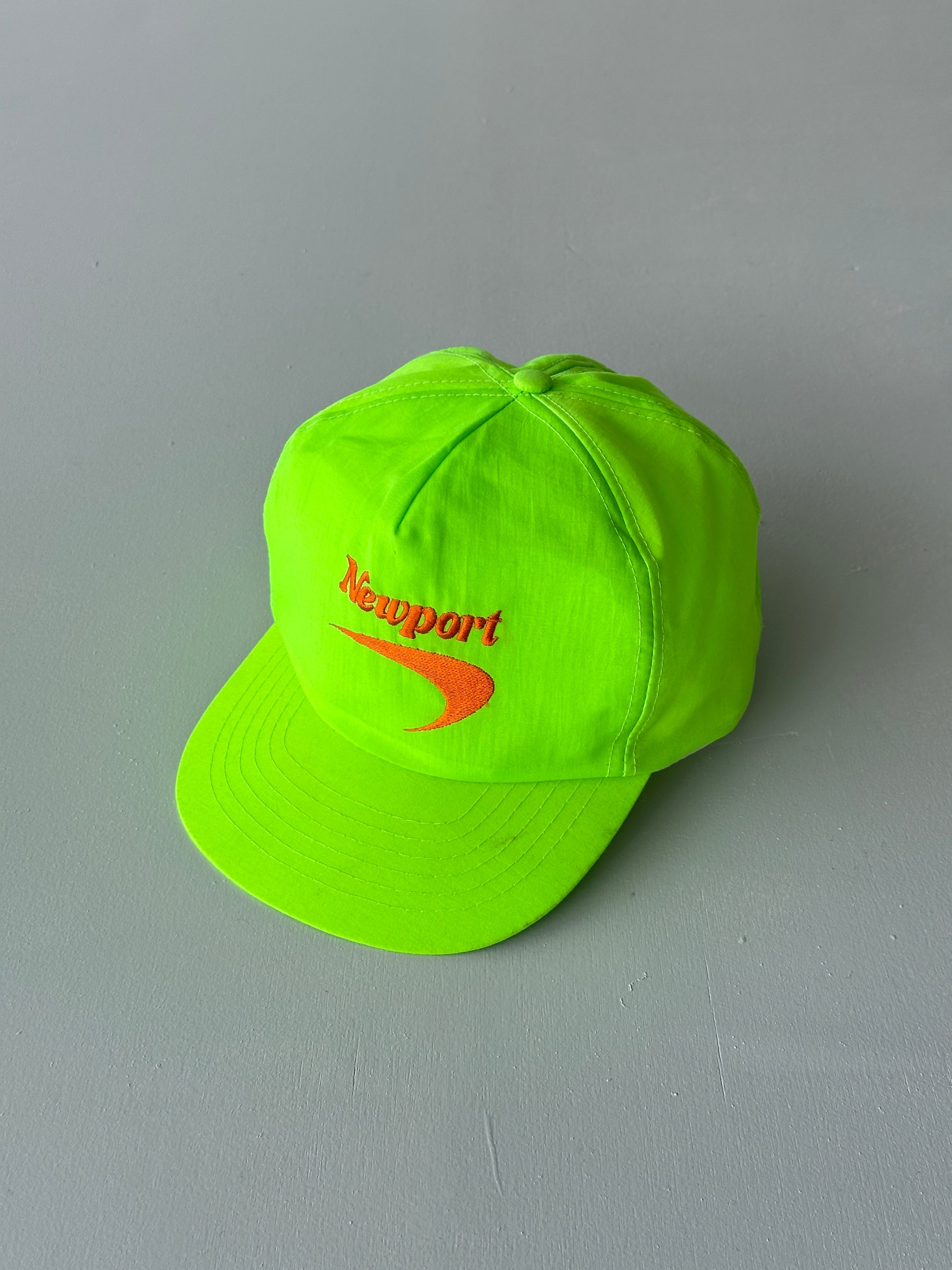 Newport Neon Green 90's Vintage SnapBack Trucker Cap