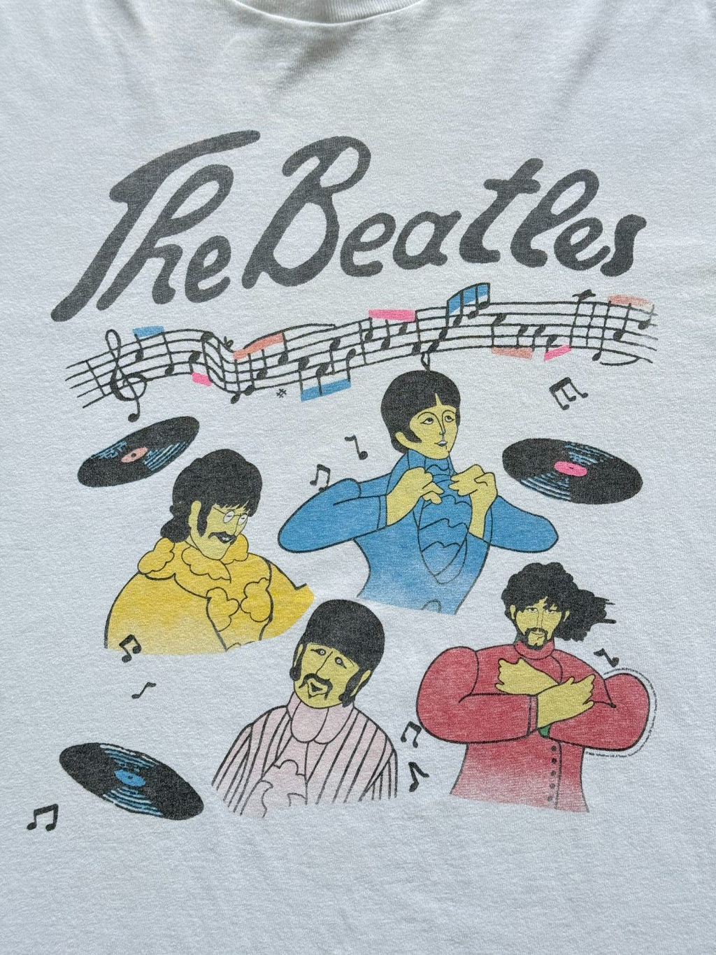 Junk Food Tees The Beatles Vintage Graphic T-Shirt - XL