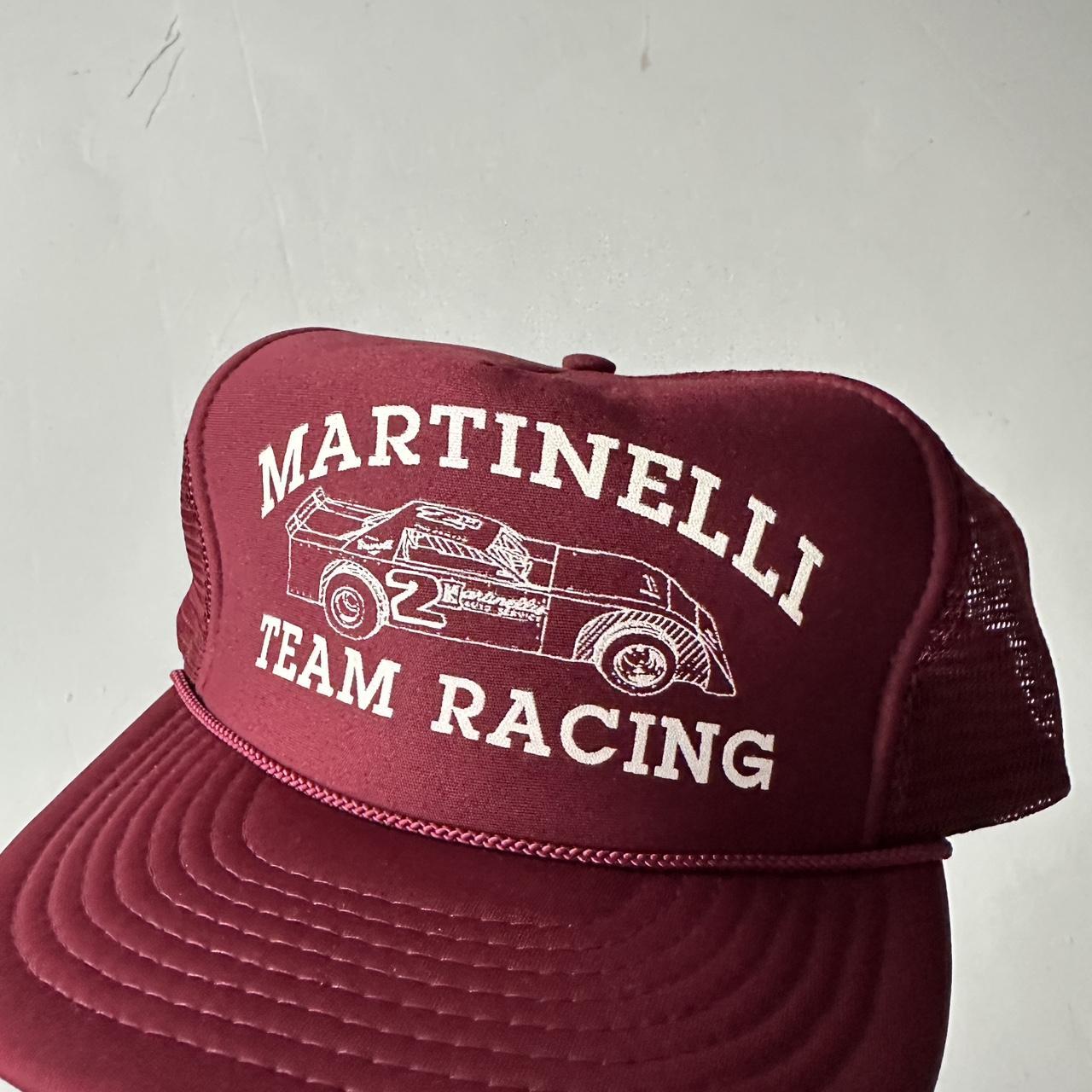 Burgundy Martinelli Racing Vintage Foam & Mesh SnapBack Trucker Cap