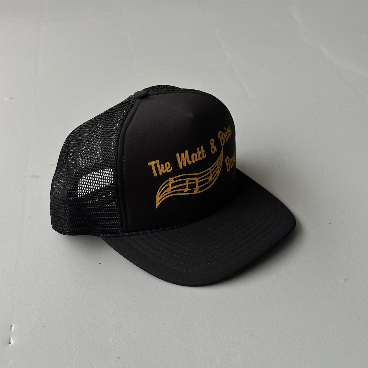 Black The Matt and Brian Band Vintage Foam and Mesh SnapBack Trucker Cap