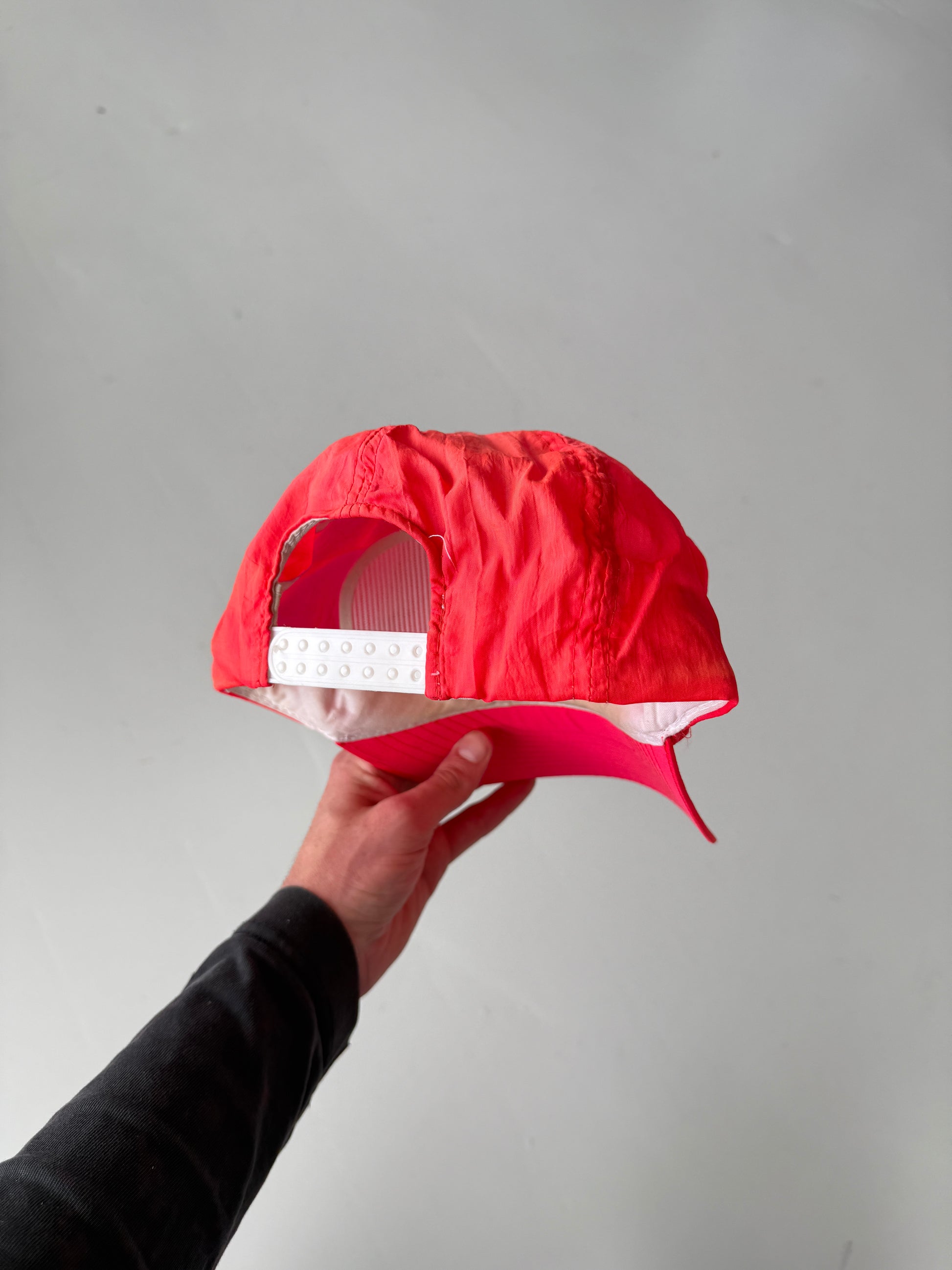 Neon Pink Hot Rod Association Vintage Nylon SnapBack Trucker Cap