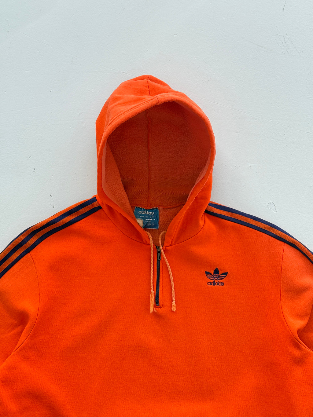 Adidas Ventex Made in France 70's Vintage Pullover Hoodie - Small
