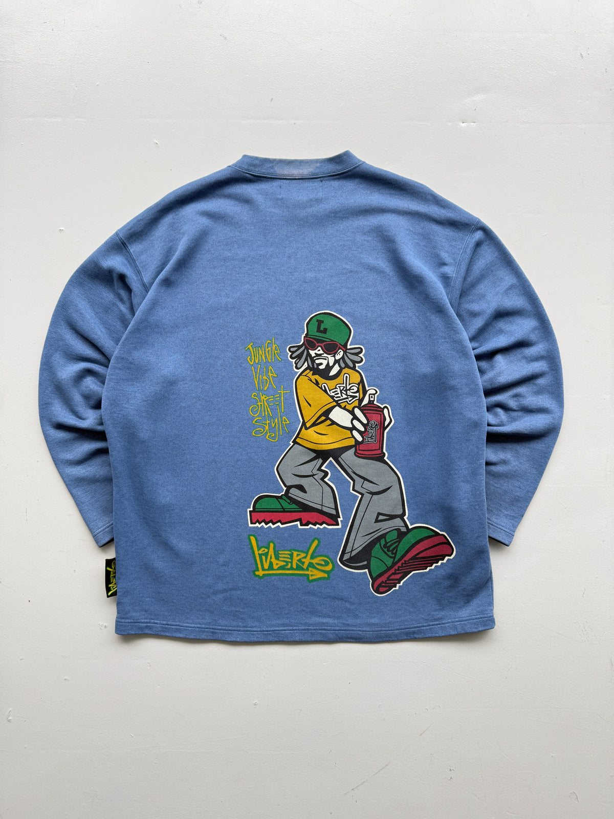 Libertо Jungle Vibe Graffiti 90's Vintage Sweatshirt - 2XL