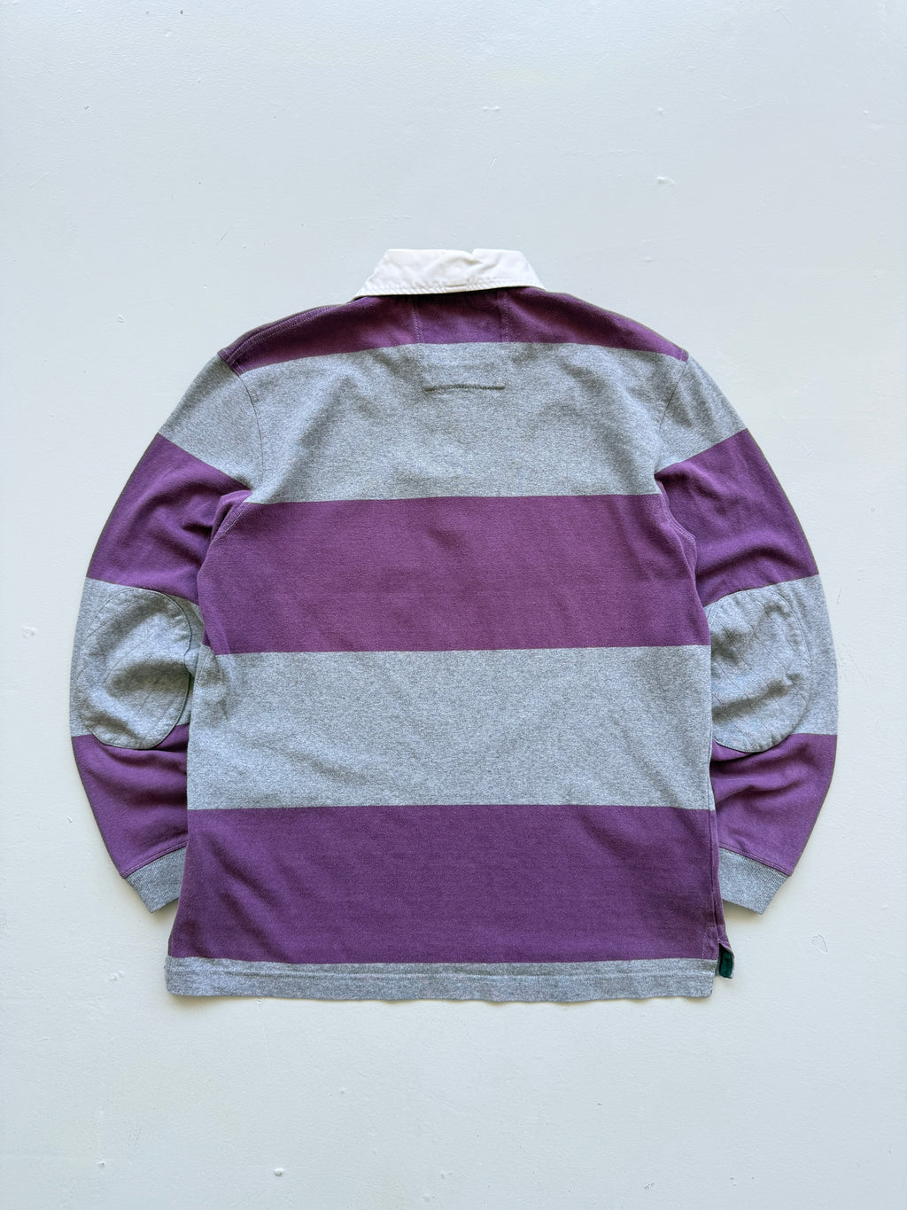 Pedro del Hierro Striped Vintage Long Sleeve Rugby Polo - Medium