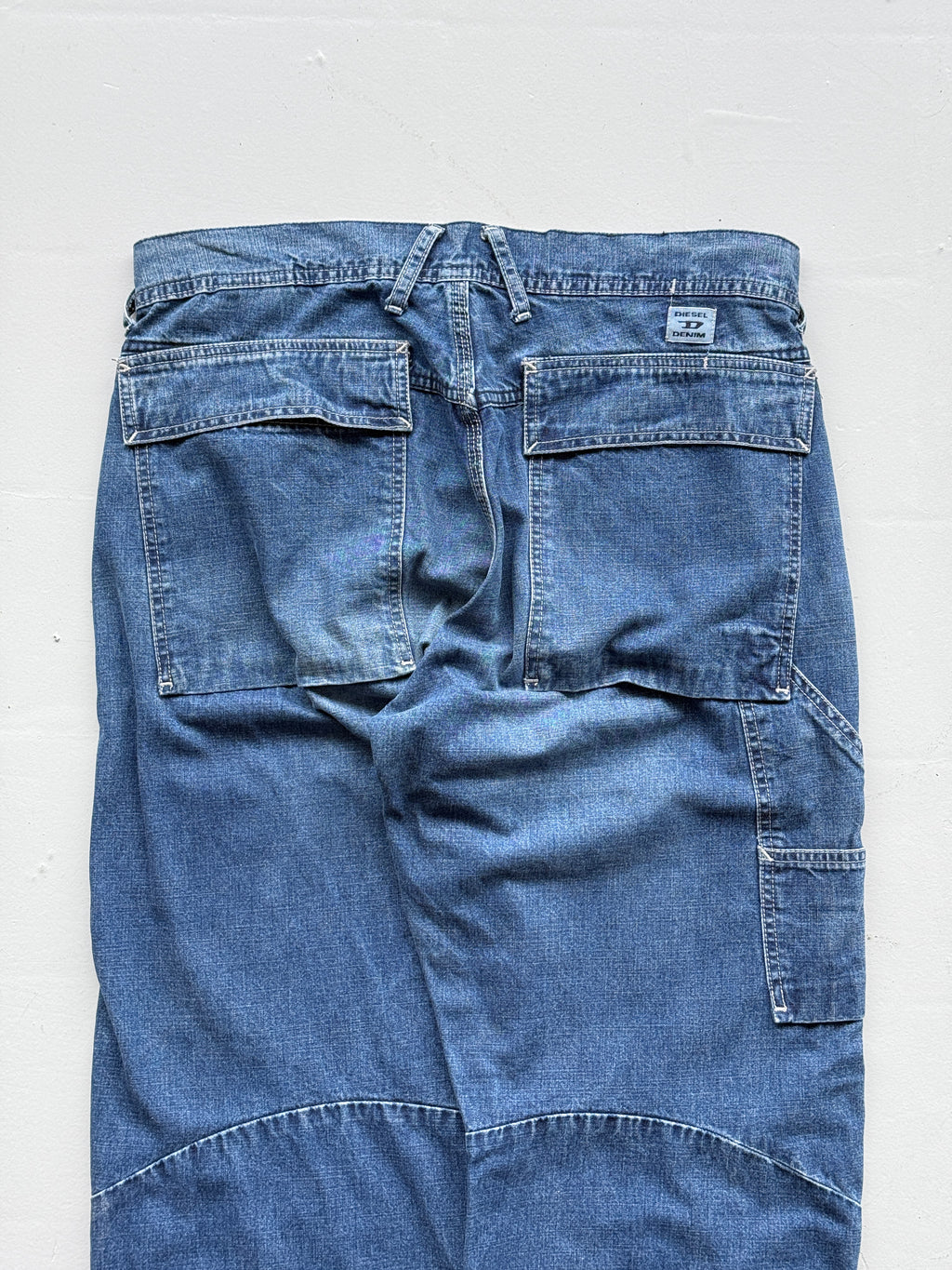 Blue Diesel Y2K Vintage Wide Leg Jeans - W32 x L31