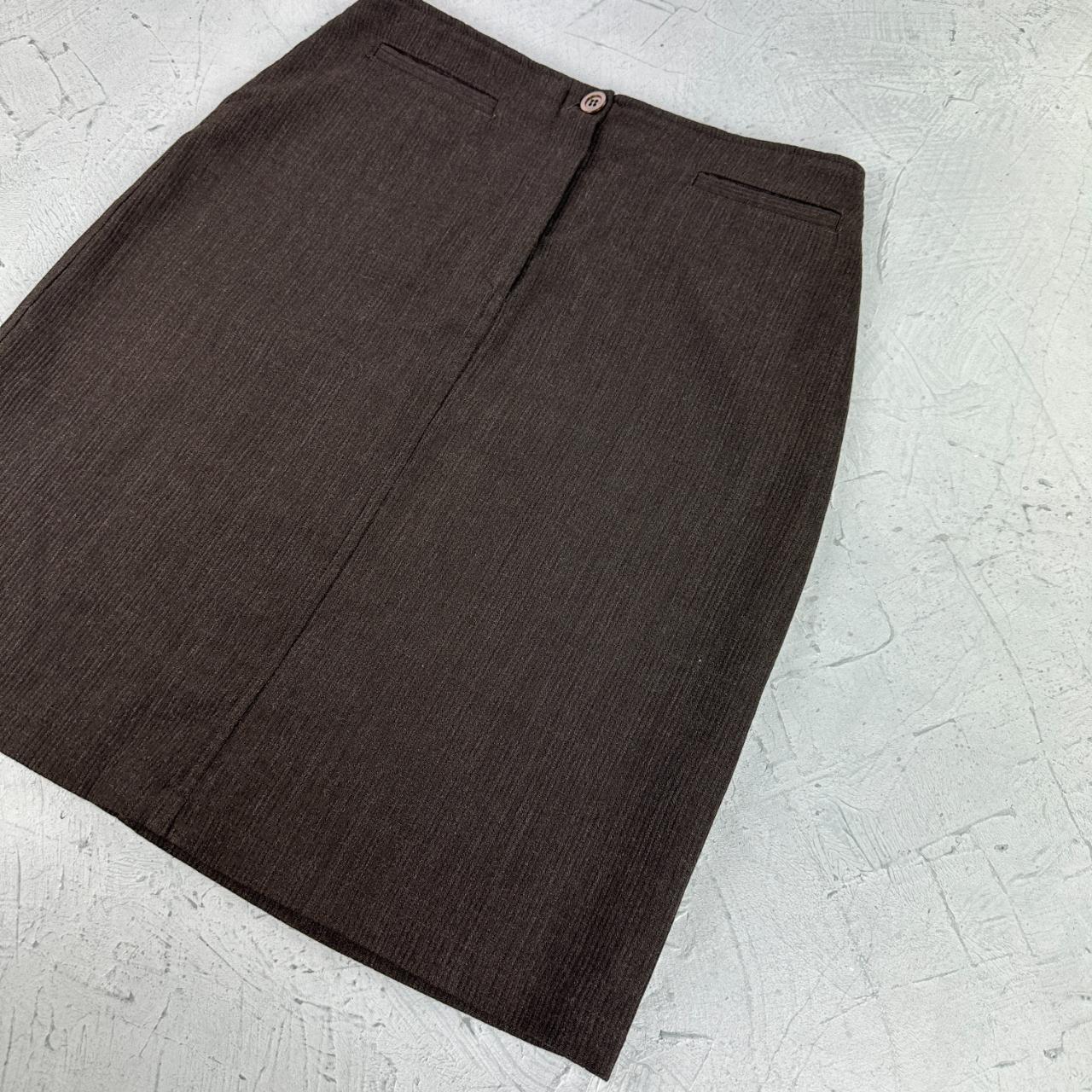 Armani Brown Vintage Skirt - W28 L21 Small