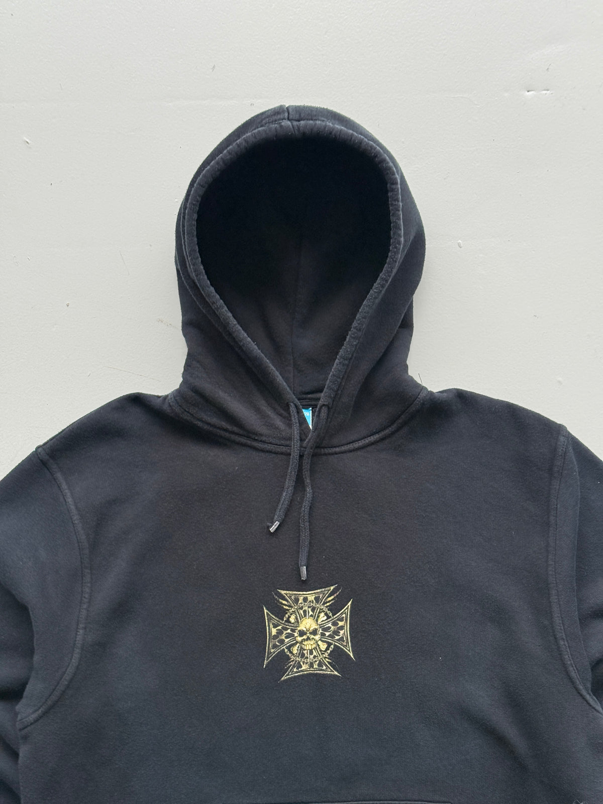 American Choppers Iron Cross Skull Y2K Vintage Hoodie - Large