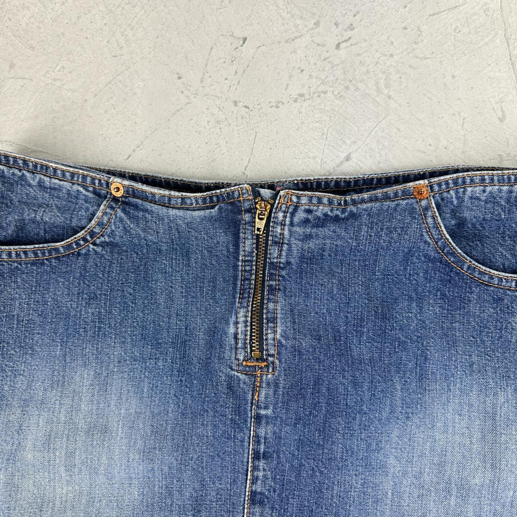 Guess Denim Vintage Mini Skirt - W31 L14 Medium