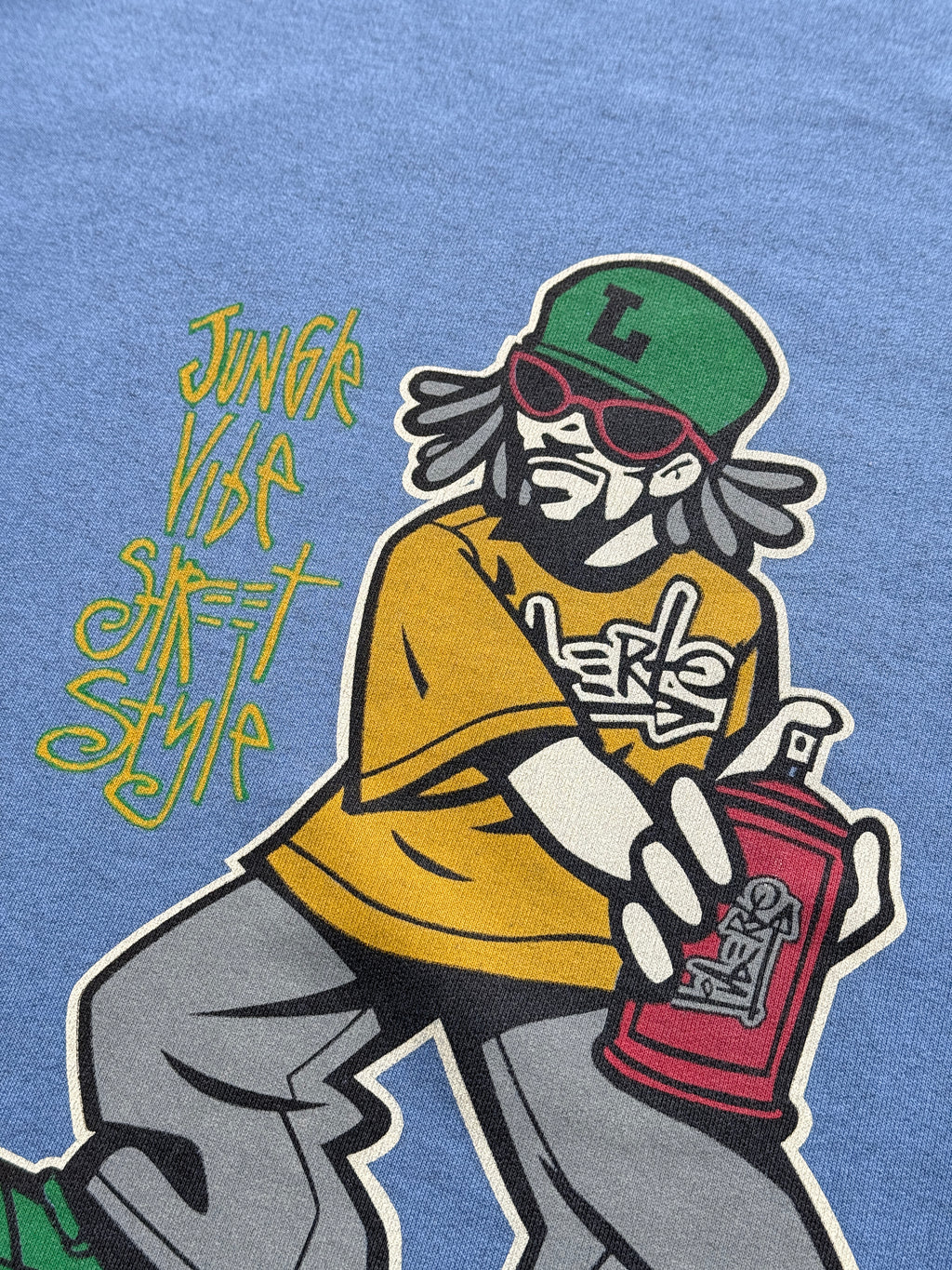 Libertо Jungle Vibe Graffiti 90's Vintage Sweatshirt - 2XL