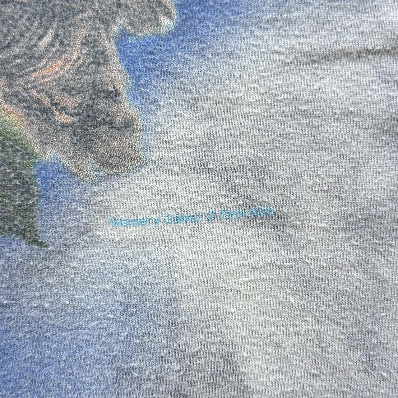 Grey Tie Dye Owls Vintage 90’s T-shirt - Large