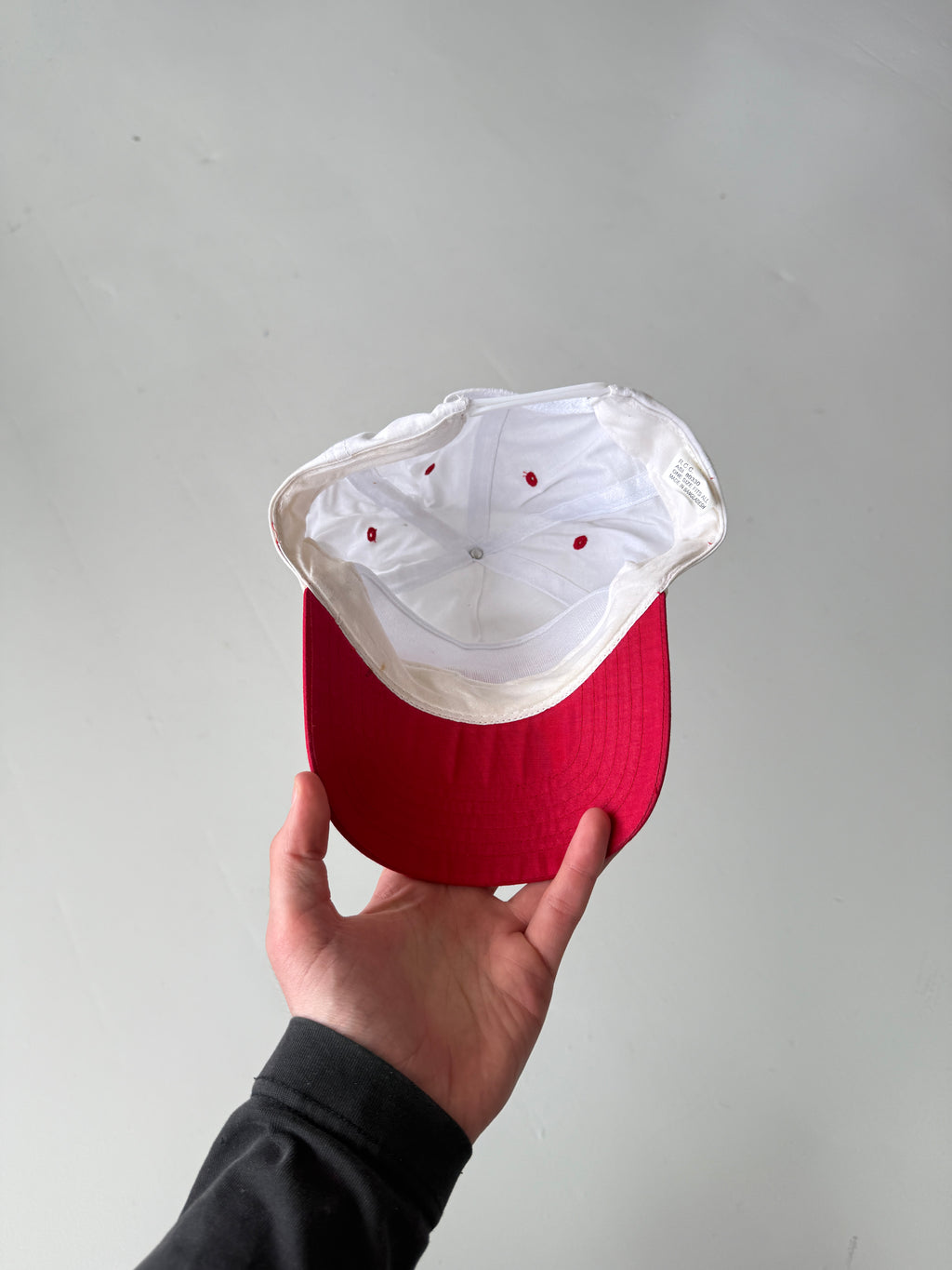 White Deery Brothers GMC Mechanics Vintage Cotton SnapBack Trucker Cap