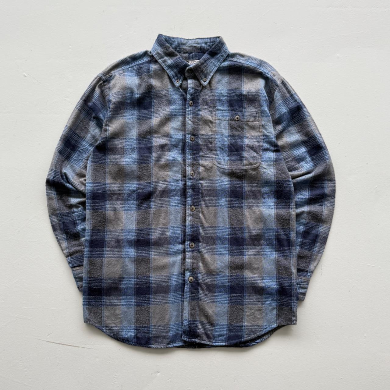 Blue Canyon Guide 80’s Vintage Flannel Long Sleeve Shirt - Large