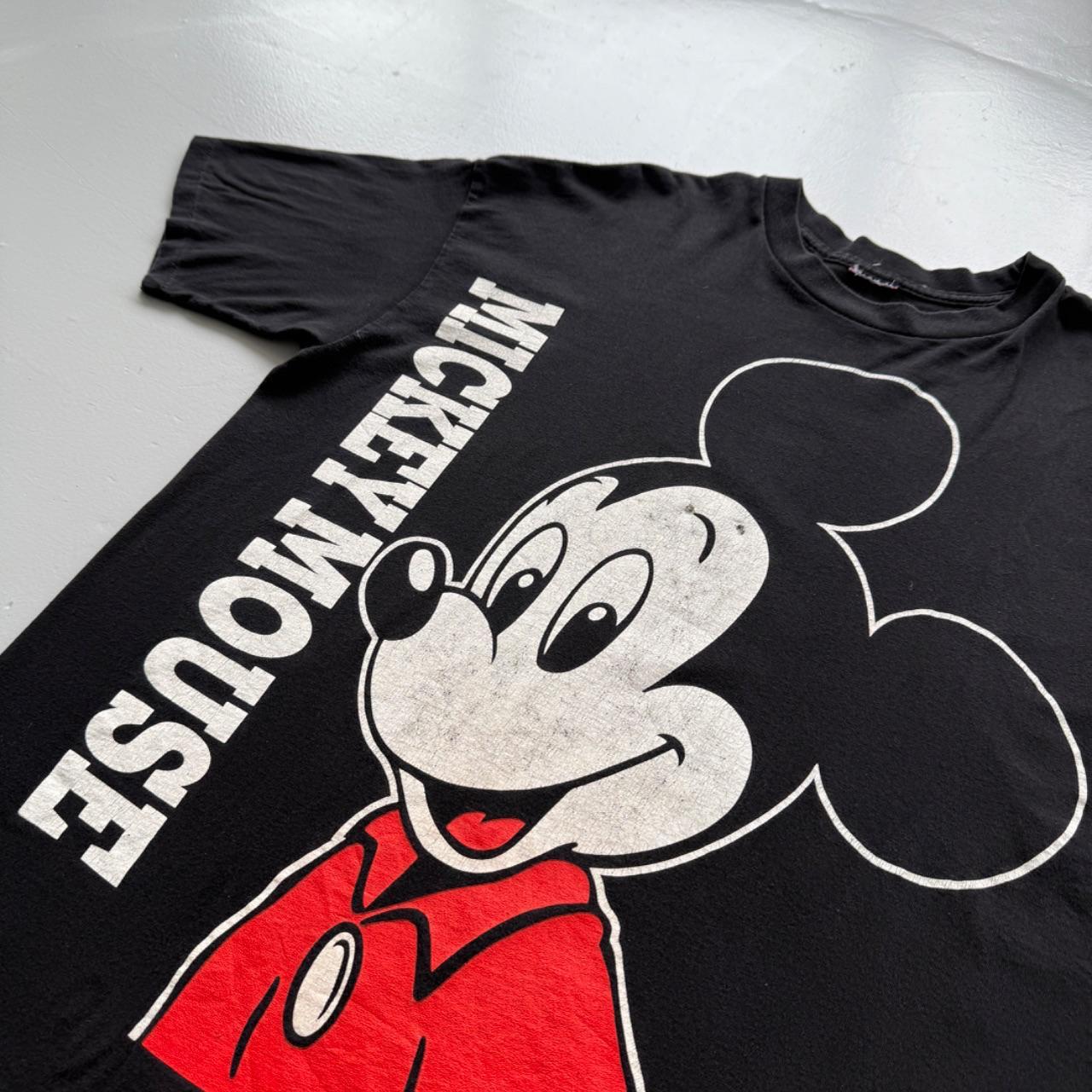 Black Micky Mouse 00s Vintage Disney T-shirt - XXL