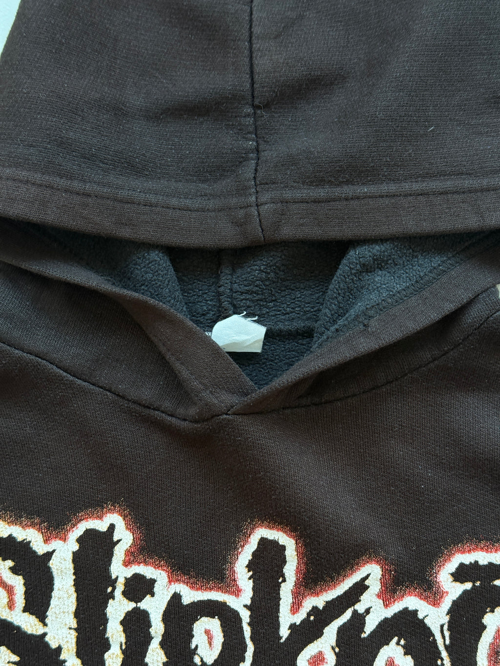 Black Slipknot 00's Vintage 666 Graphic Hoodie Jumper - Small