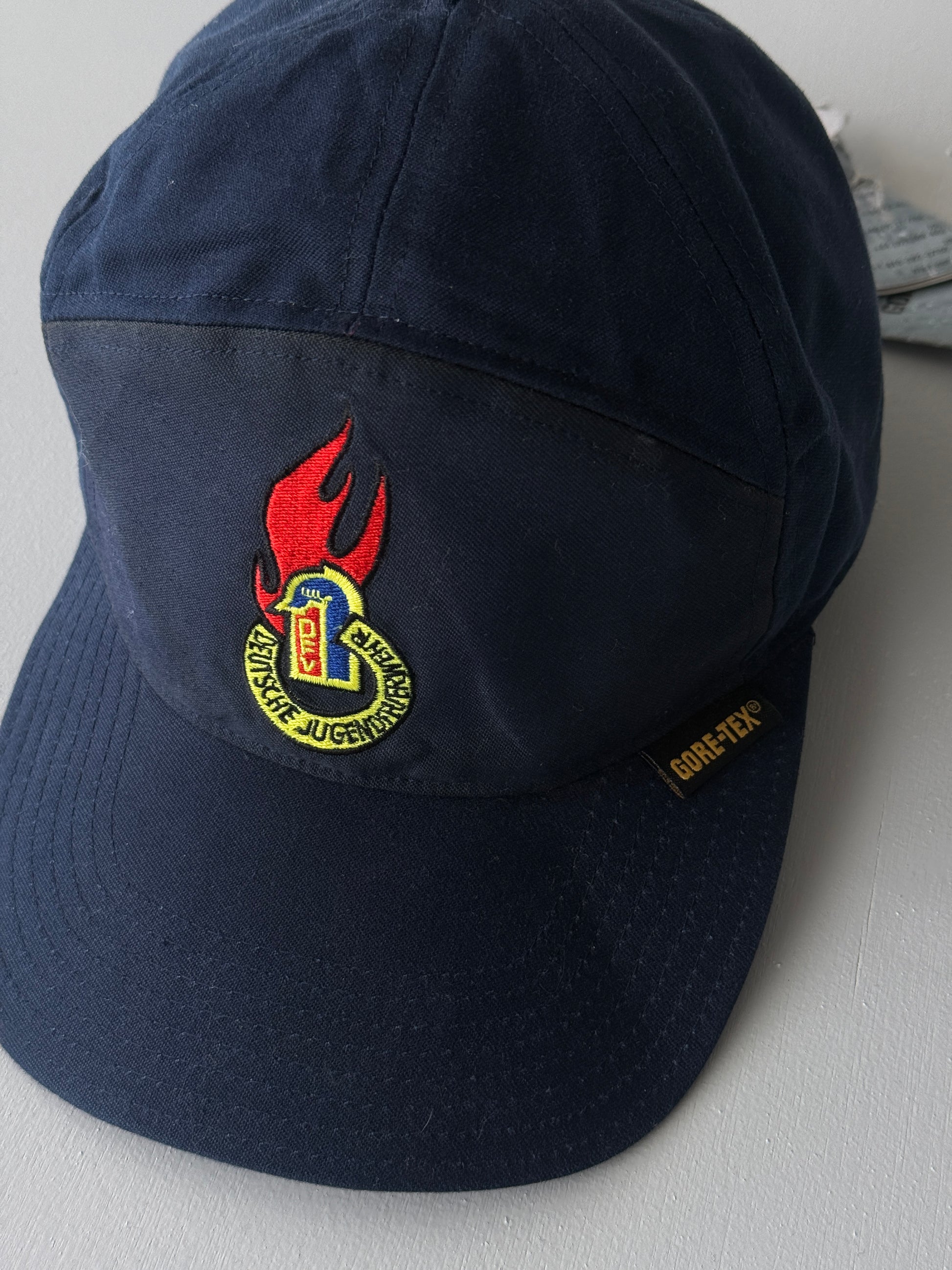Navy Deutsche Jugendfeuerwehr Gore-Tex 90's Vintage Cap