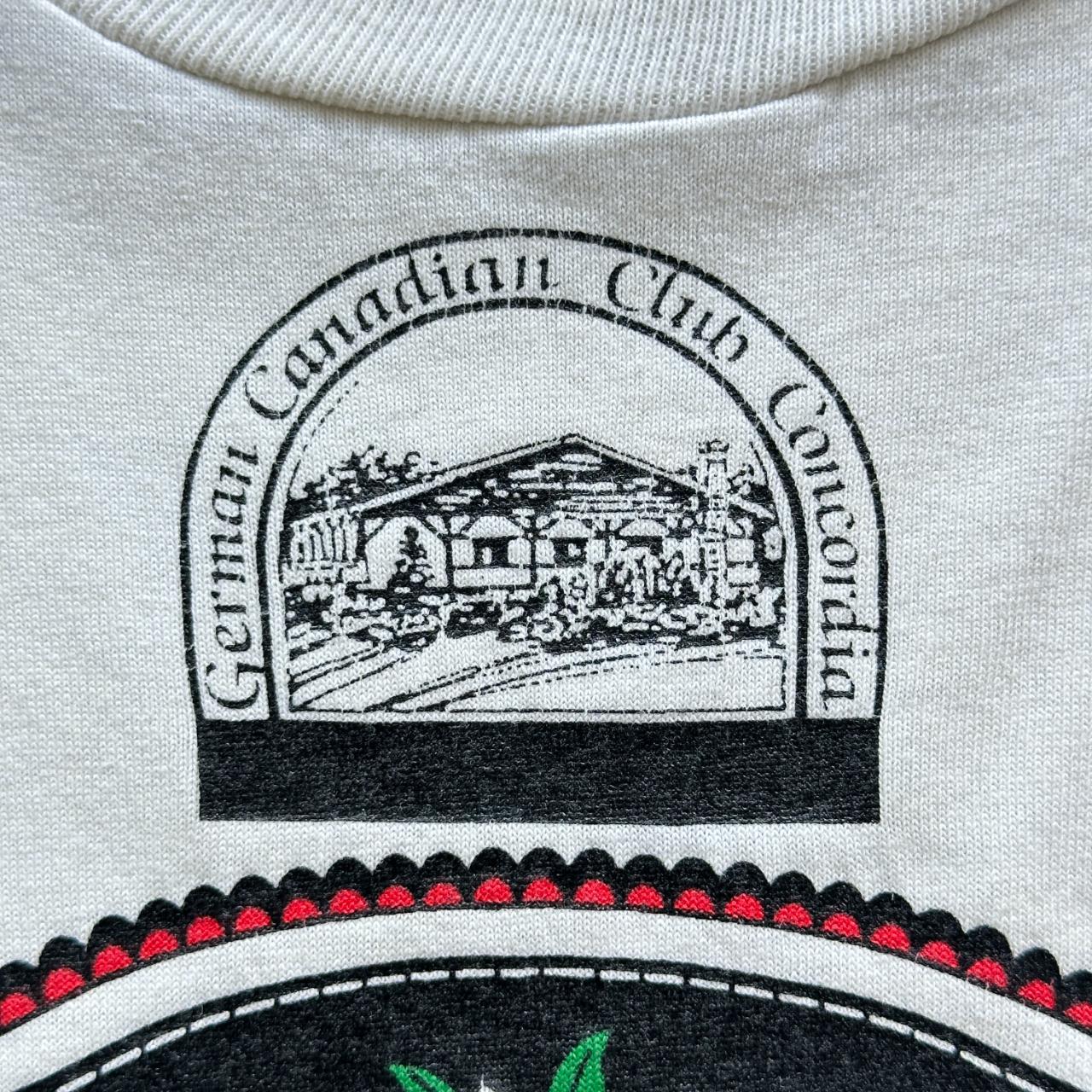 White Folkfest Vintage 90's T-shirt - XL