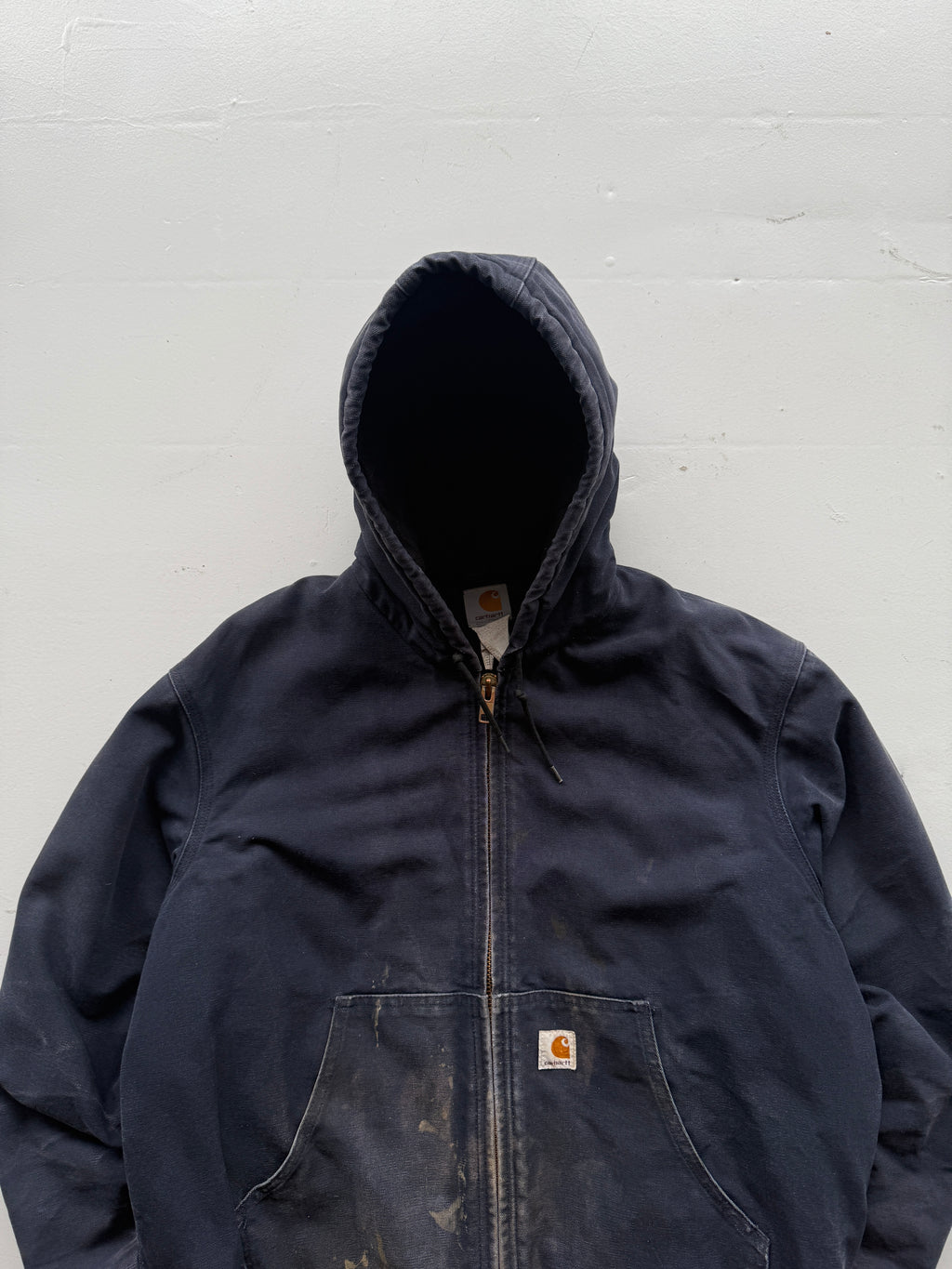 Dark Blue Carhartt 90's Vintage Canvas Active Jacket - XL