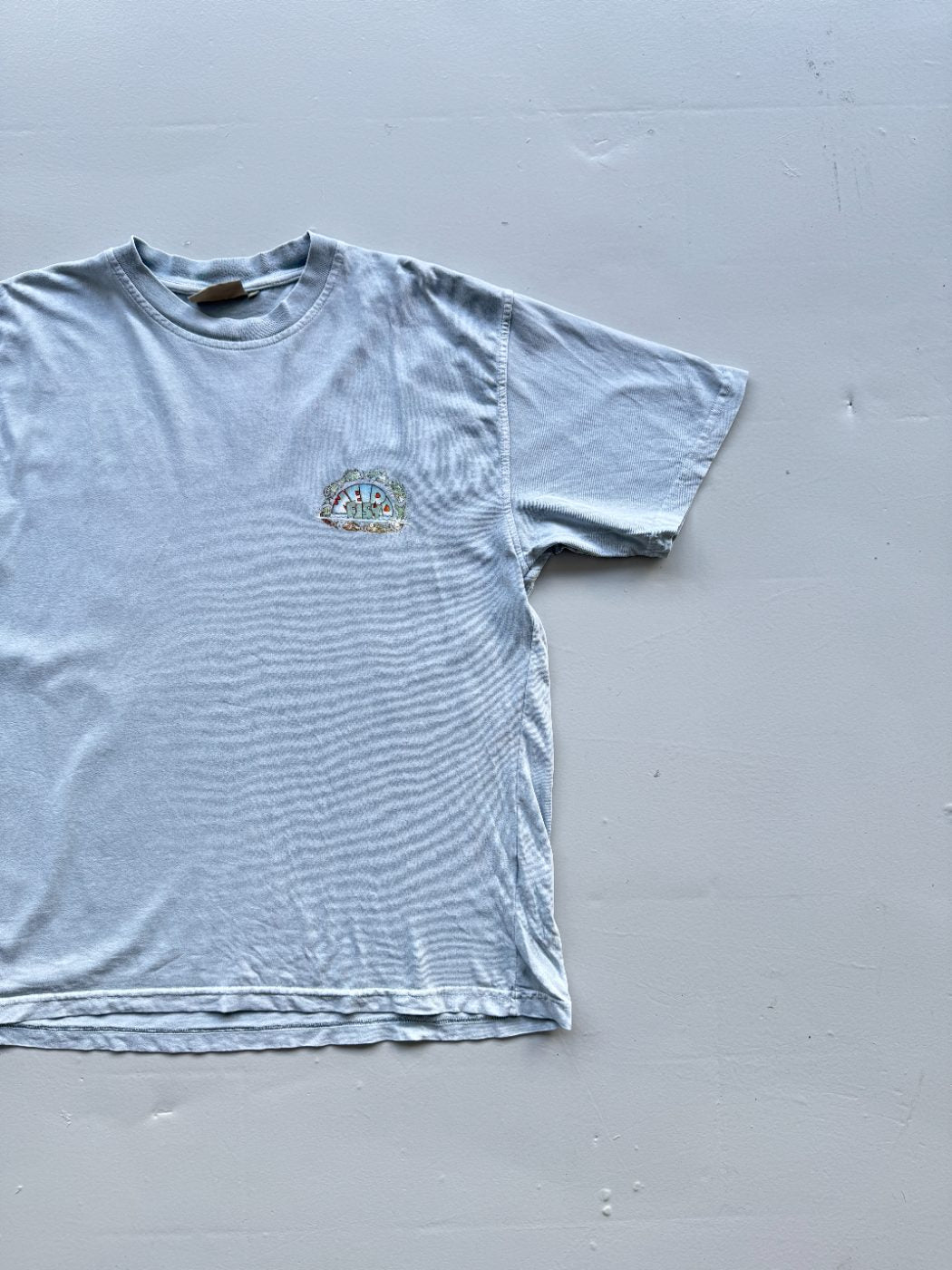 Weird Fish Faded Graphic Vintage T-Shirt - XL