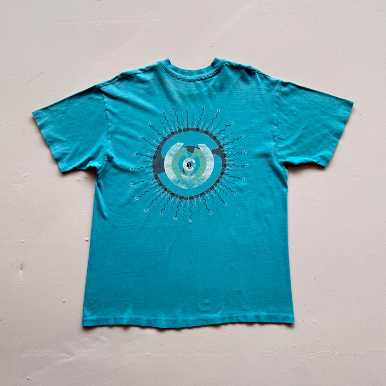 Blue Surfer 90s Vintage Graphic Surf T-Shirt - Medium