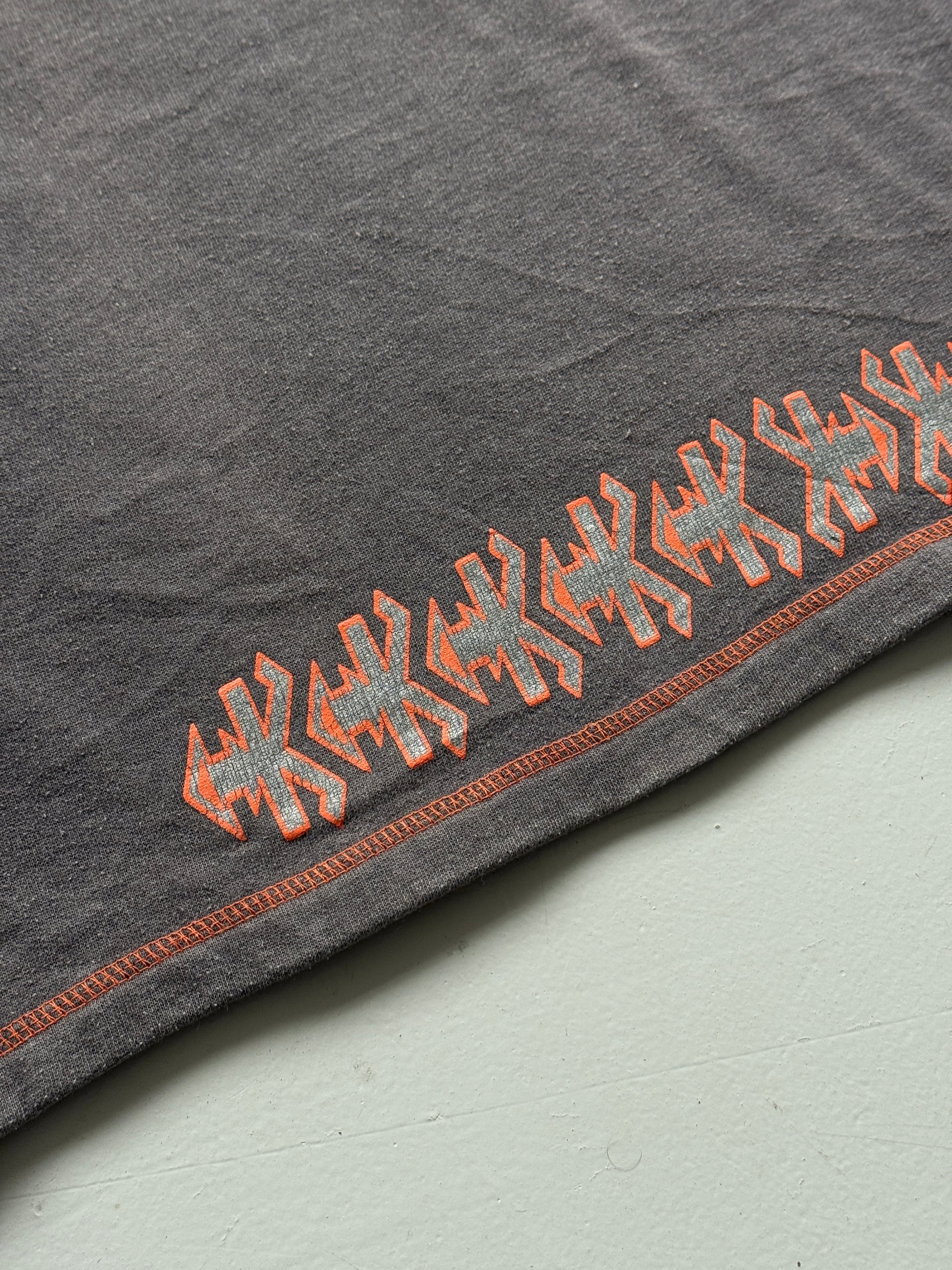 Grey Boston Company 90's Vintage Hip Hop Graphic Sweatshirt Jumper- Large