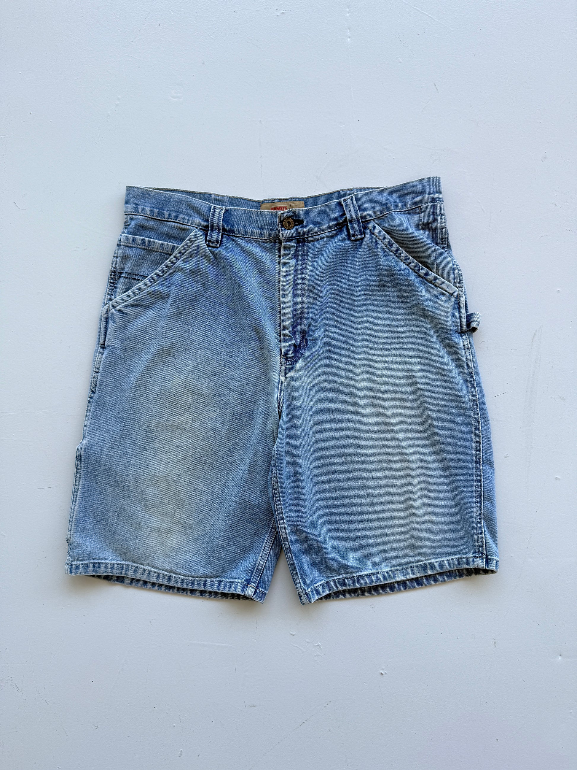 Light Blue Old Navy 00's Vintage Y2K Baggy Denim Shorts - W36 x L10.5