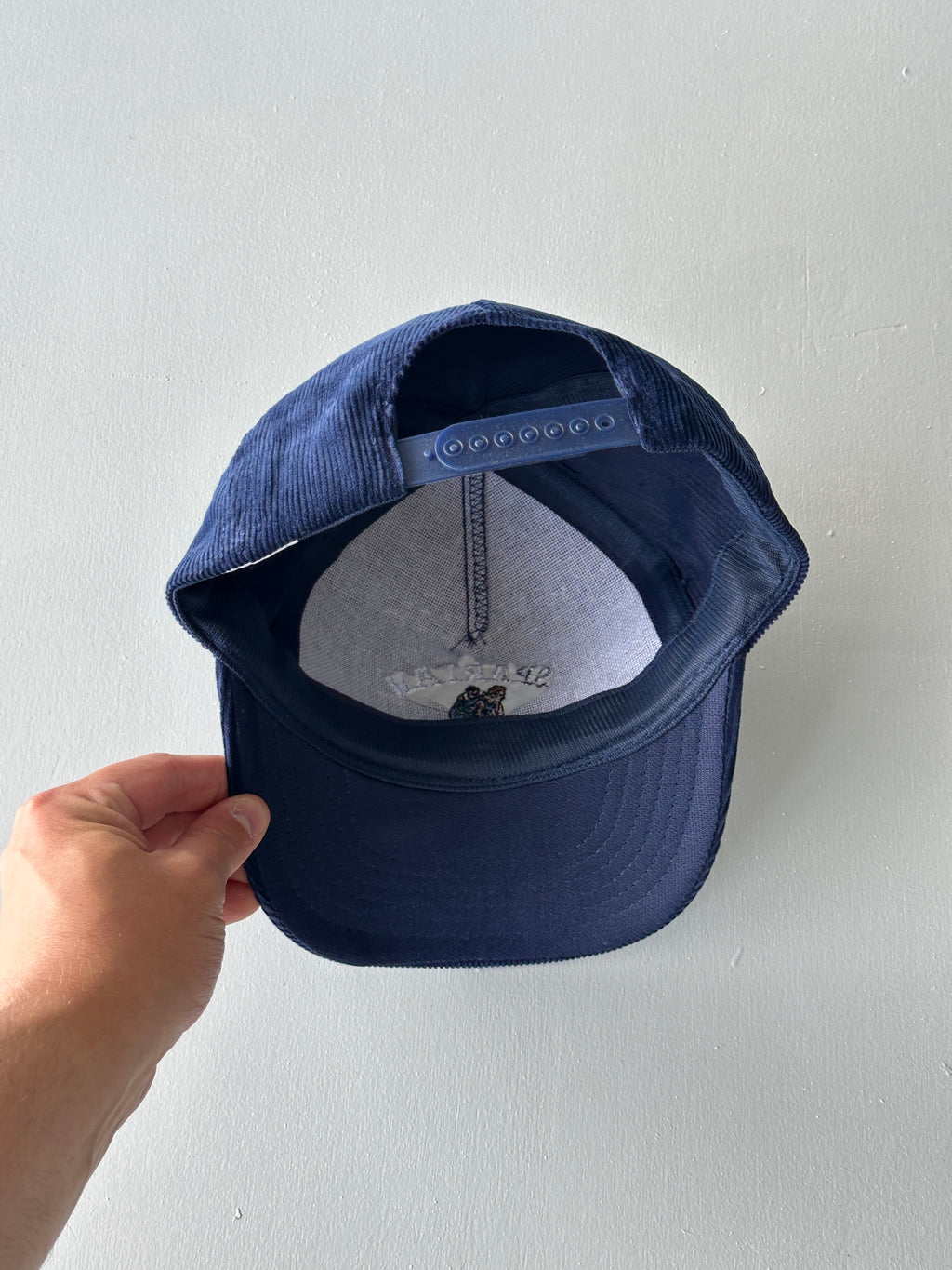 Navy Spartan Wrestling 90's Vintage SnapBack Trucker Cap