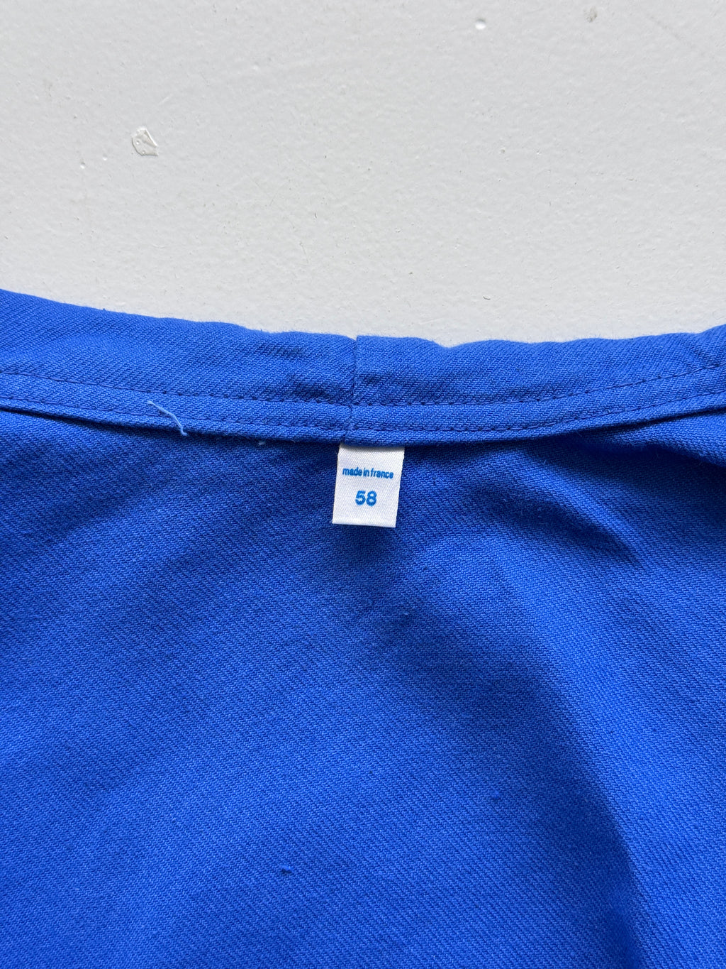 Ultramarine Blue French 70's Vintage Workwear Chore Jacket CH539 - XL
