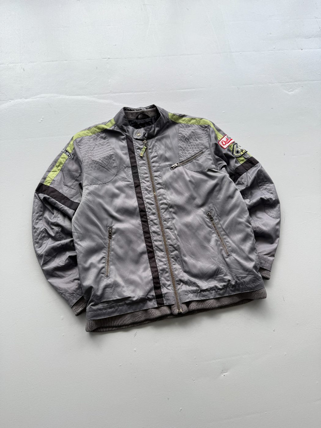 Quiksilver Motorsport Y2K Vintage Racing Jacket - Medium