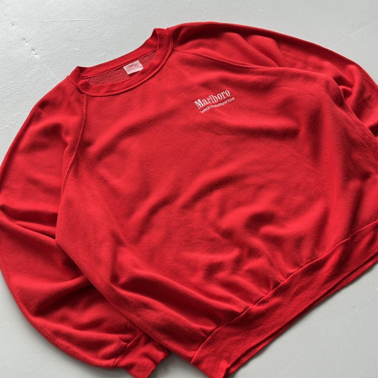 Red Marlboro World Championship 90’s Vintage Graphic Sweatshirt - XL