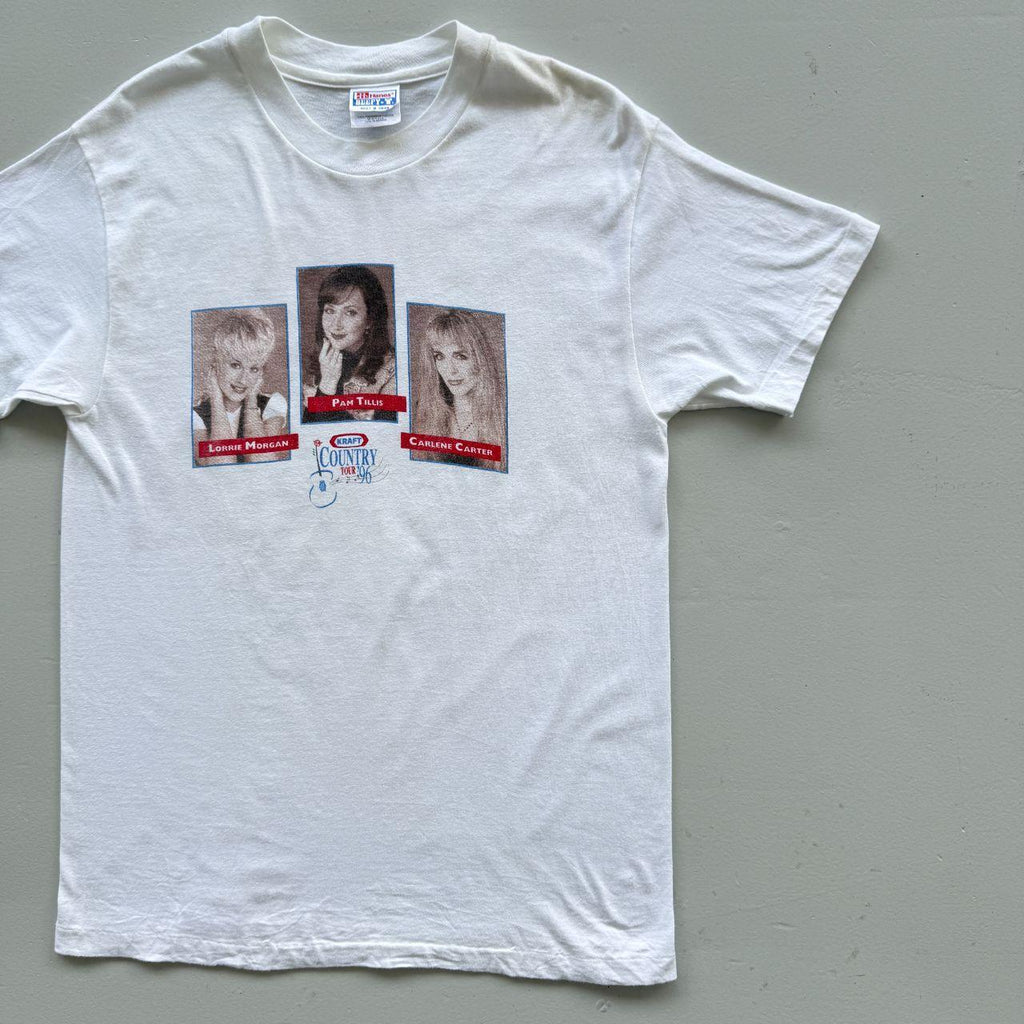 White Country Craft 90s Vintage Graphic T-Shirt - Medium