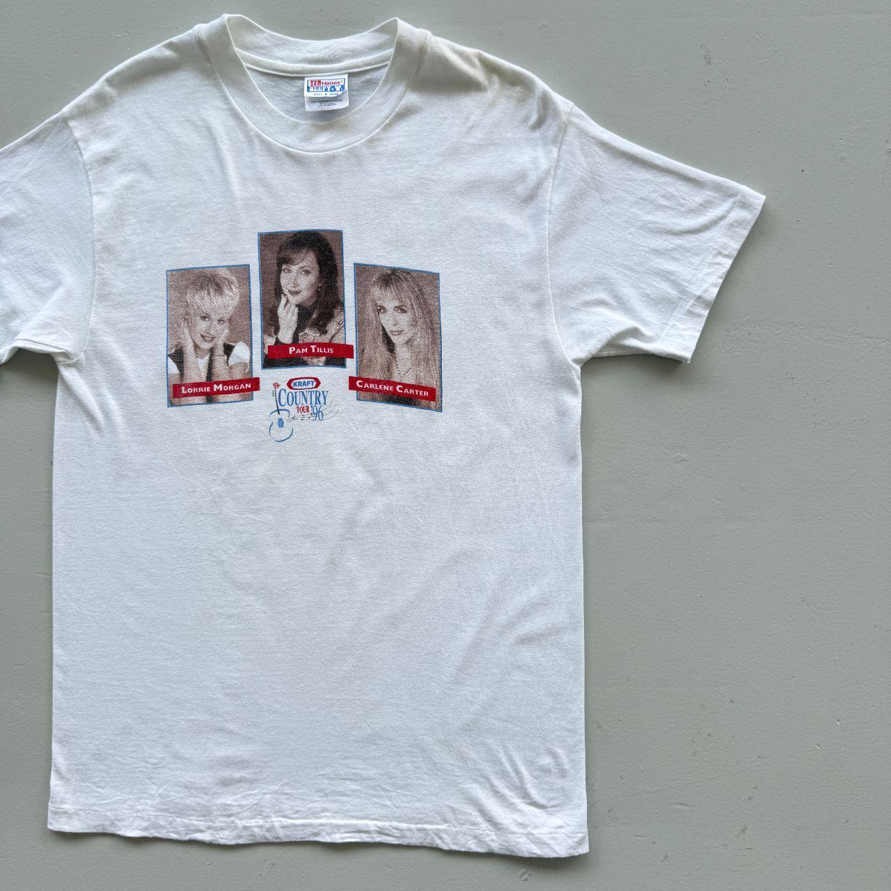 White Country Craft 90s Vintage Graphic T-Shirt - Medium