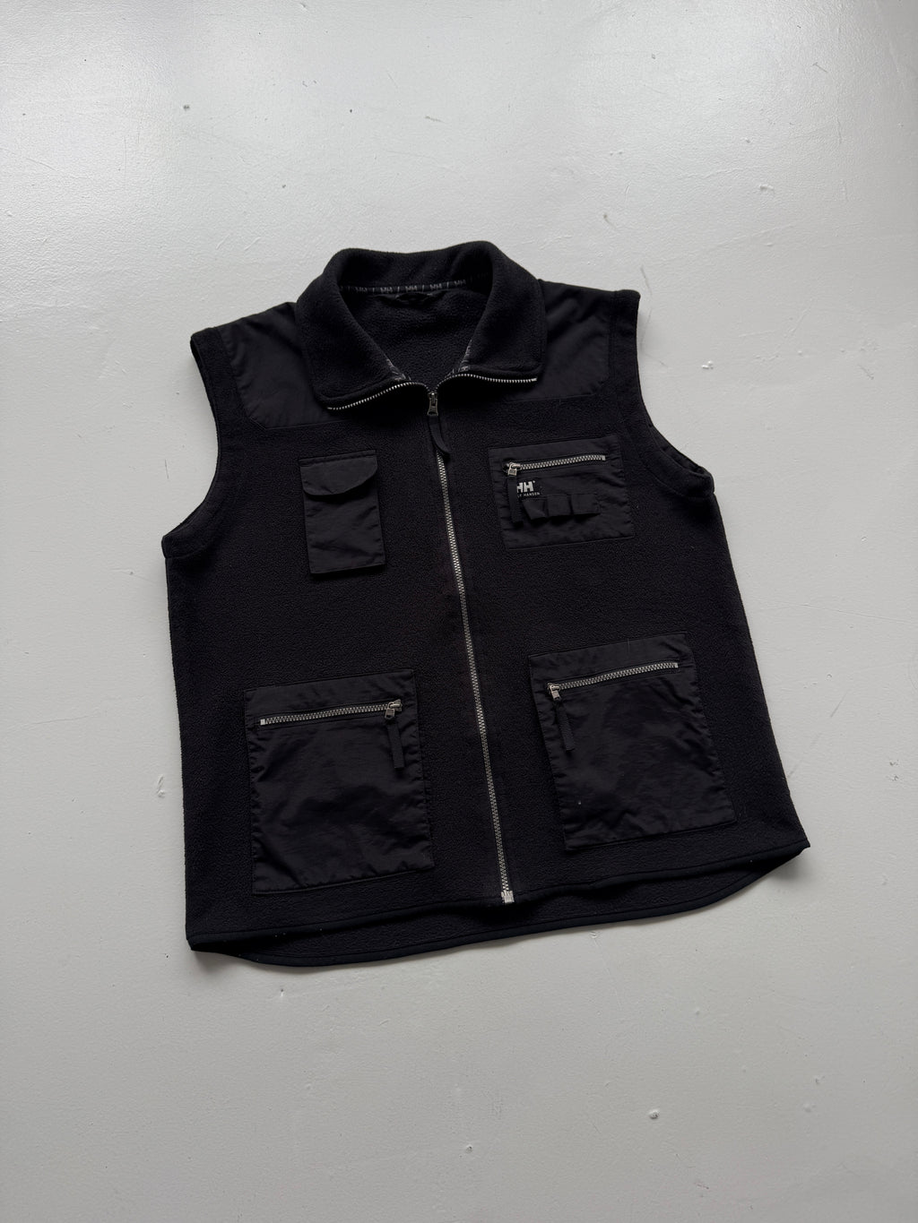 Helly Hansen Multi-Pocket 90's Vintage Fleece Gilet - Large