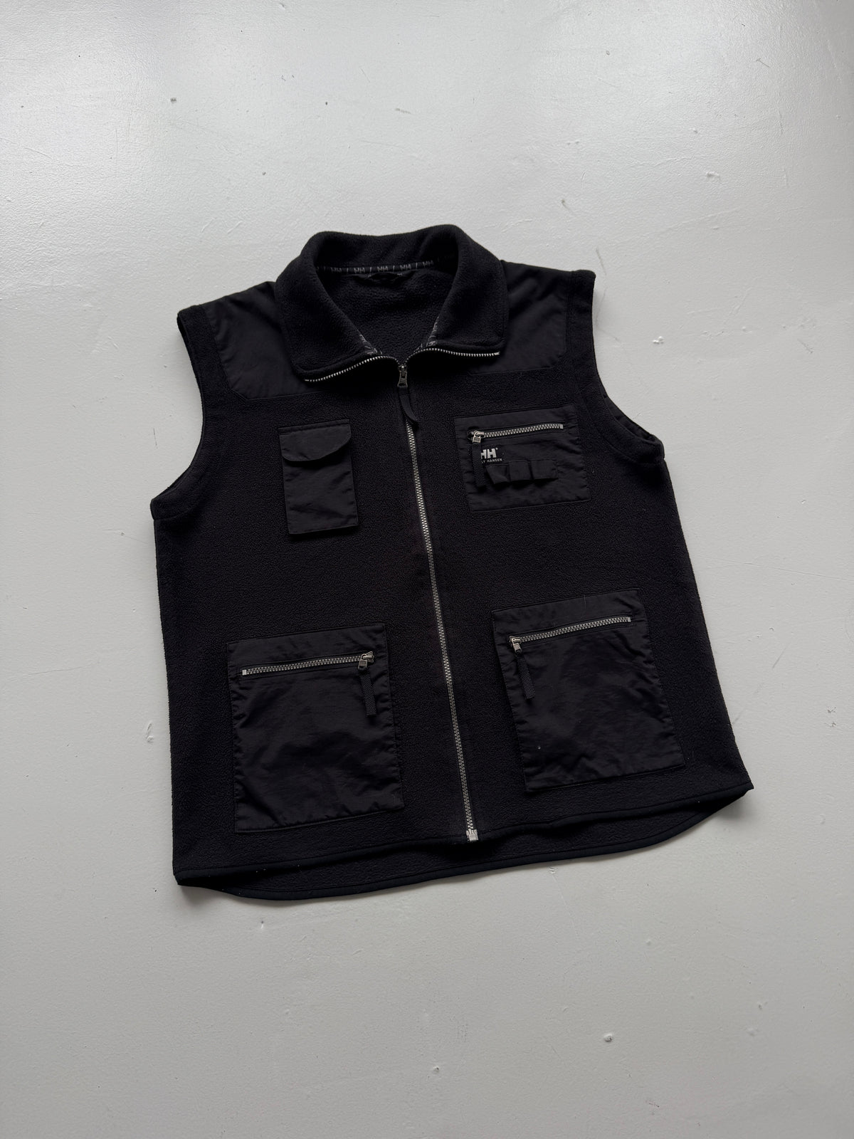 Helly Hansen Multi-Pocket 90's Vintage Fleece Gilet - Large