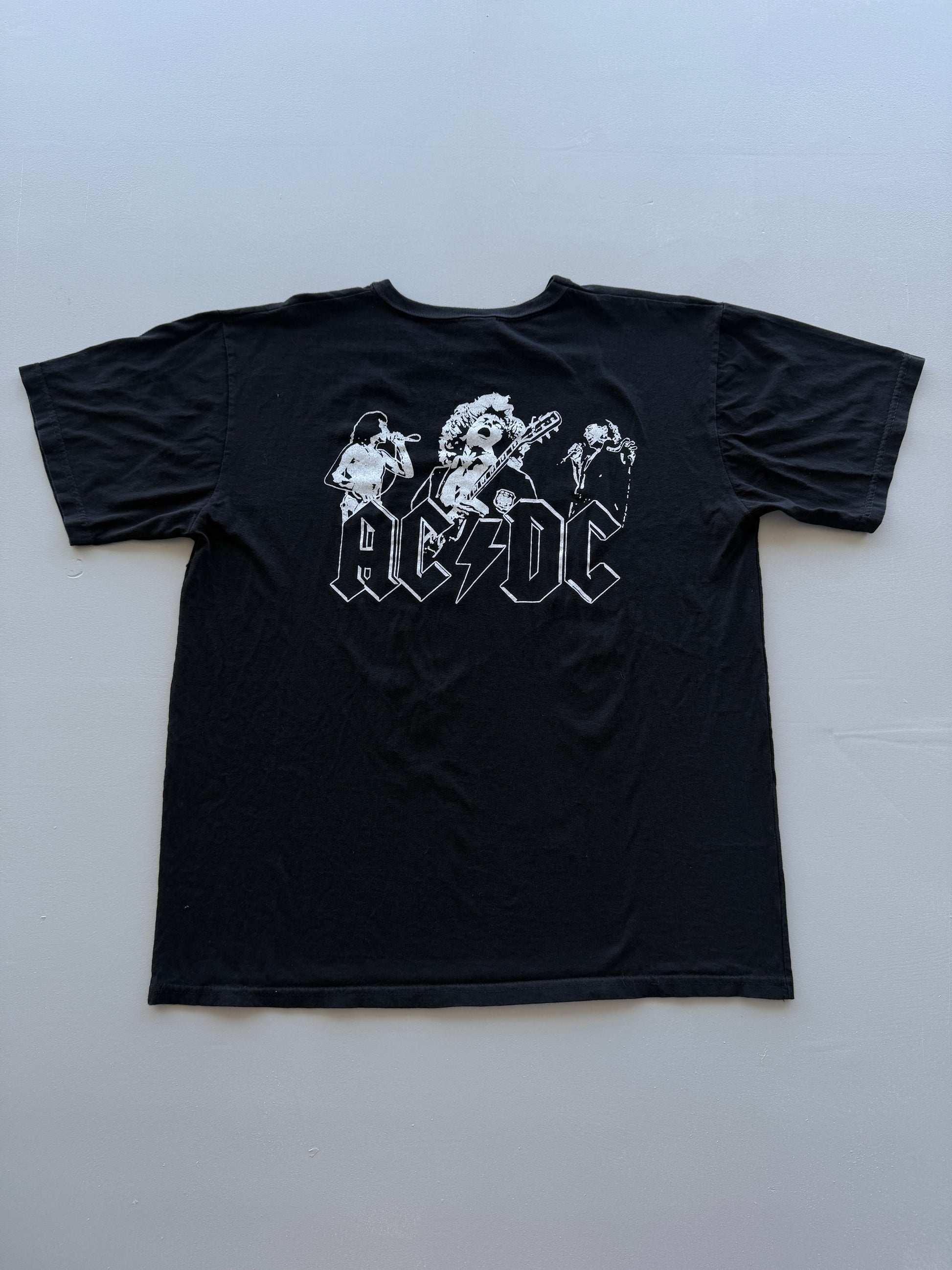 Black AC/DC Highway to Hell Vintage Graphic T-Shirt - XL