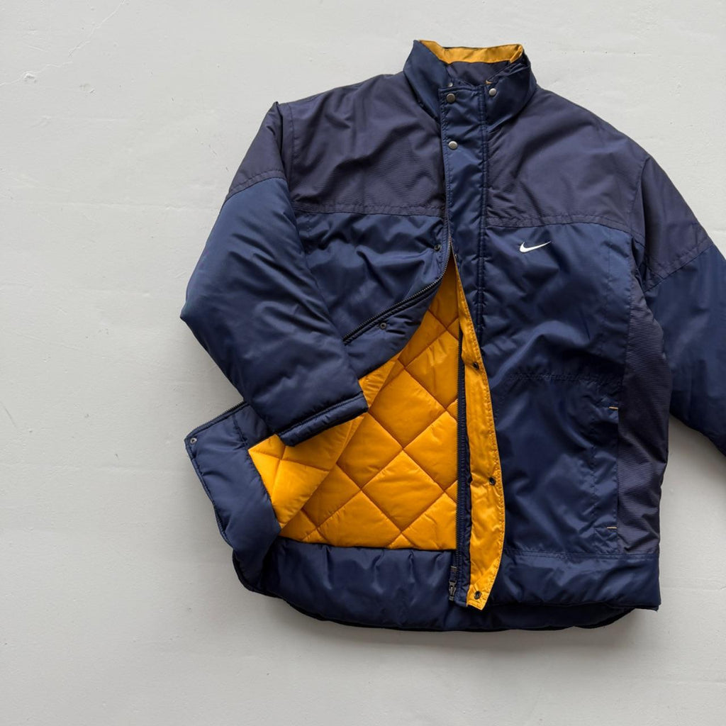 Navy Nike 90's Heavy Duty Quilted Jacket - XL
