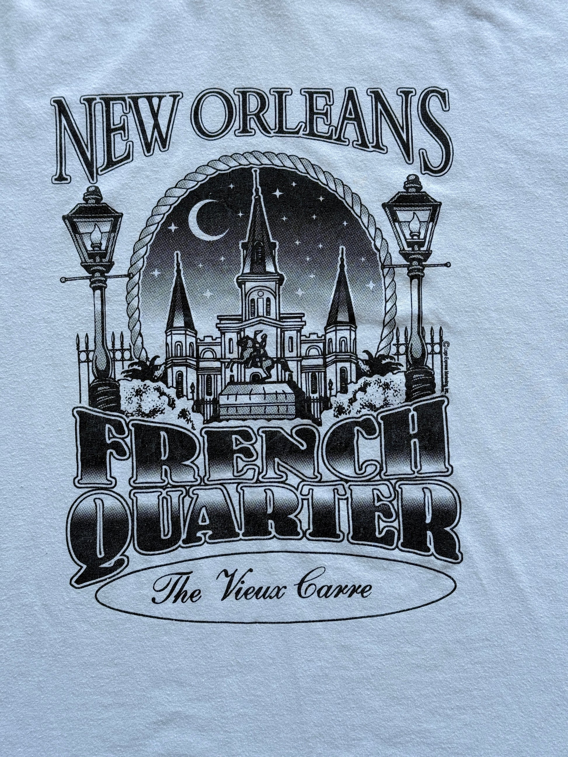 White New Orleans 00's Vintage Tourist Graphic T-Shirt - XL