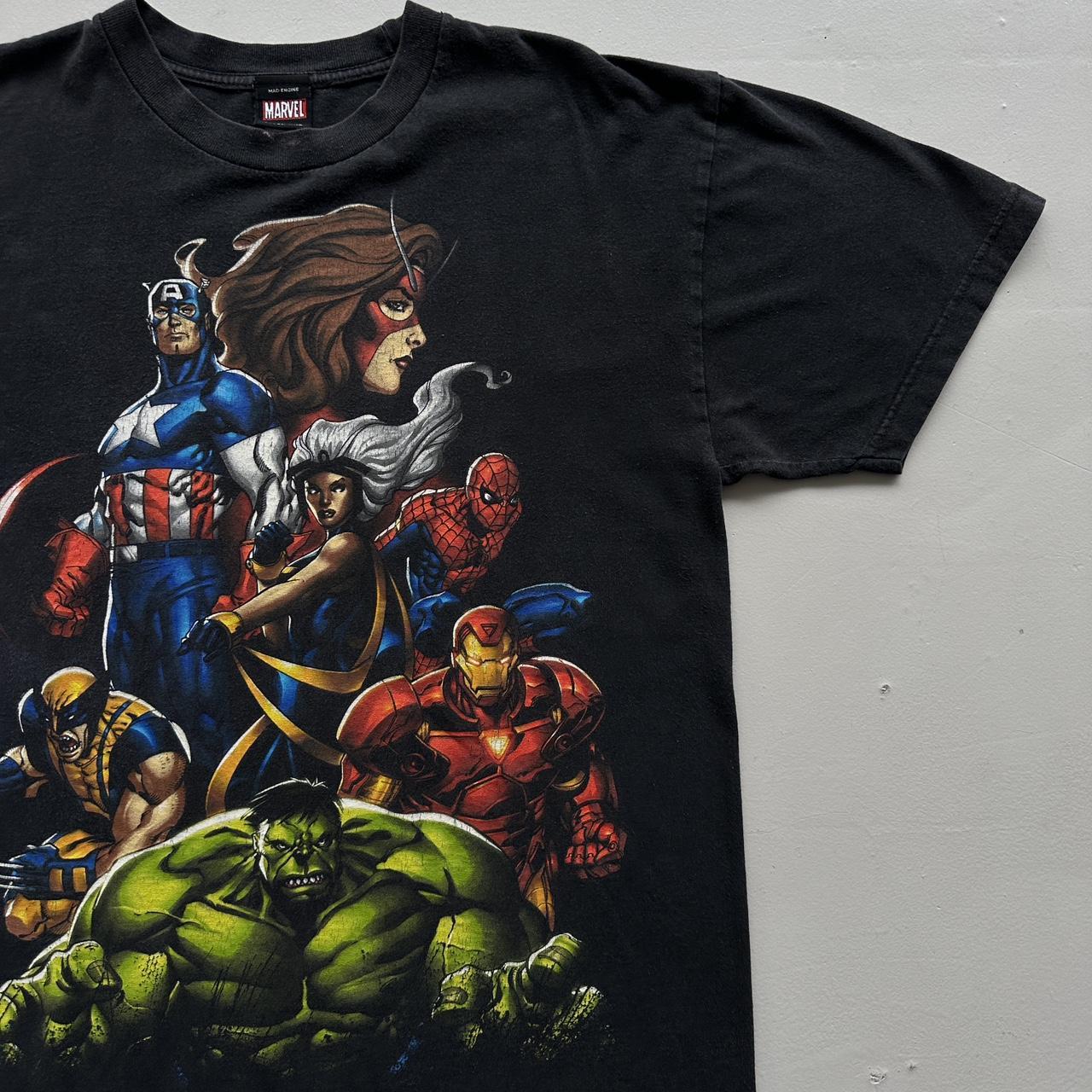 Marvel Mad Engine 00s Vintage T-shirt - Boxy Large
