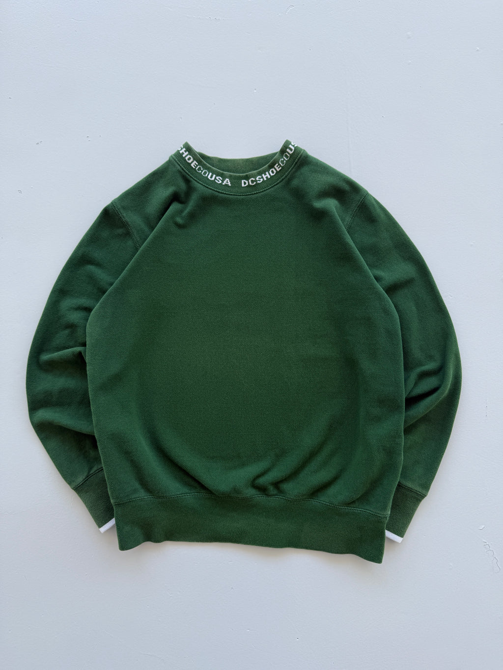Green DC Shoes 00's Vintage Y2K Skate Crewneck Sweatshirt - XS