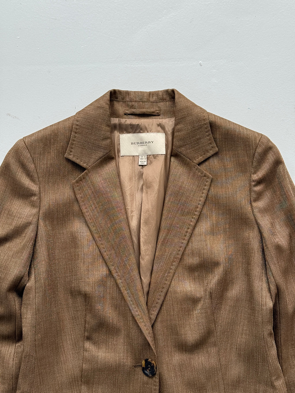 Burberry London Fall 2006 Made in Italy Suit Jacket - UK8