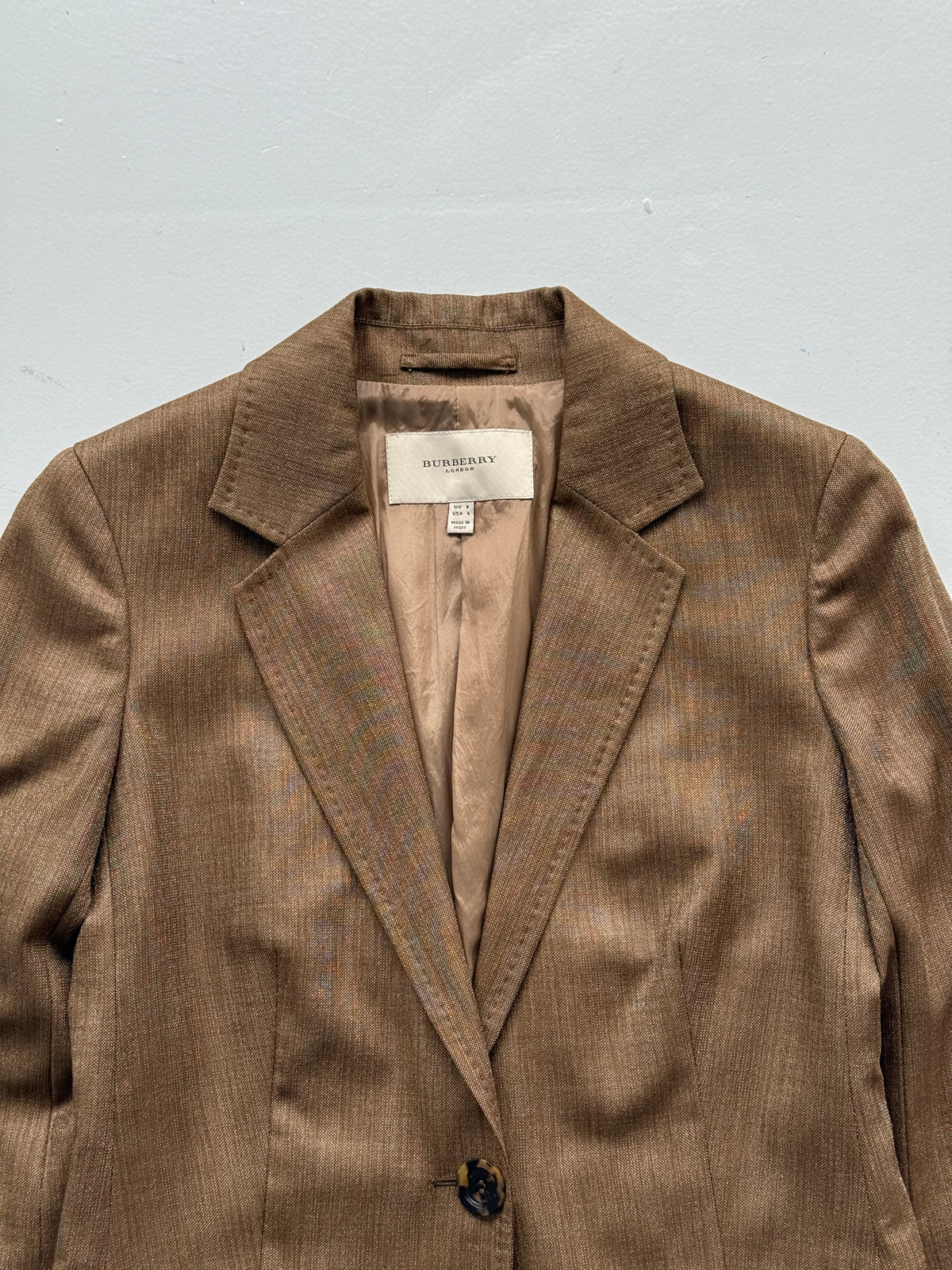 Burberry London Fall 2006 Made in Italy Suit Jacket - UK8