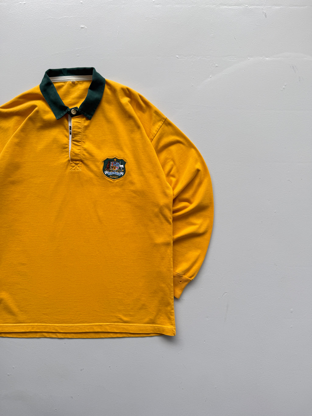Yard Line Australia Rugby 90's Vintage Long Sleeve Rugby Polo Jersey - XL
