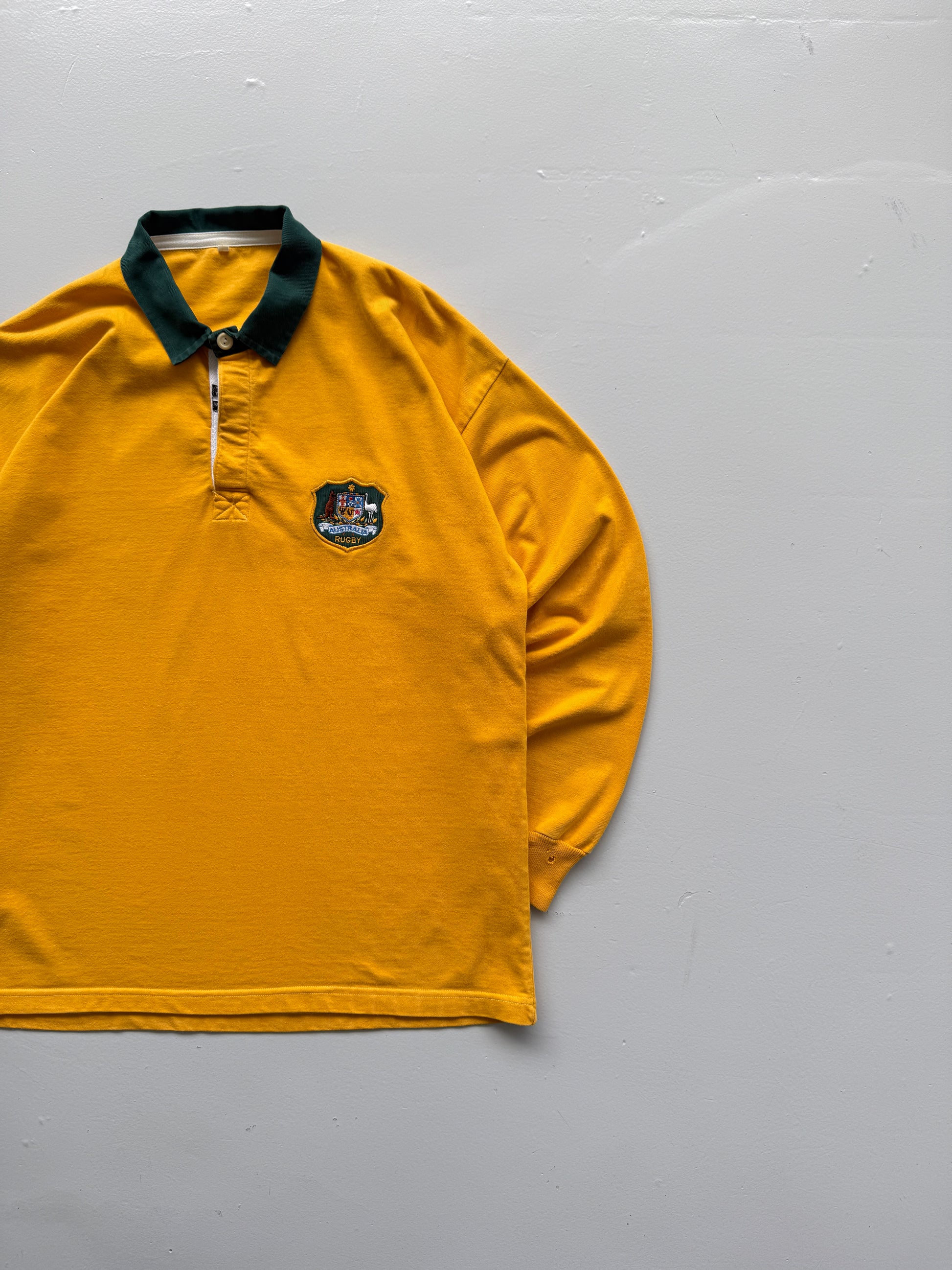 Yard Line Australia Rugby 90's Vintage Long Sleeve Rugby Polo Jersey - XL