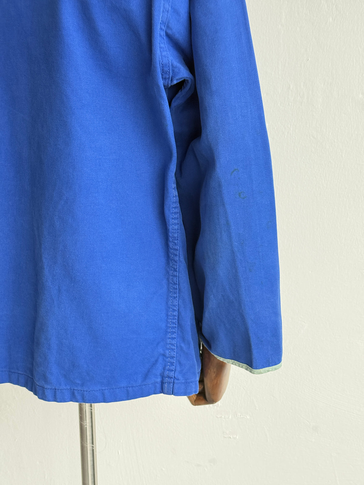 Blue French 1970's Vintage Workwear Chore Jacket CH552 - Medium